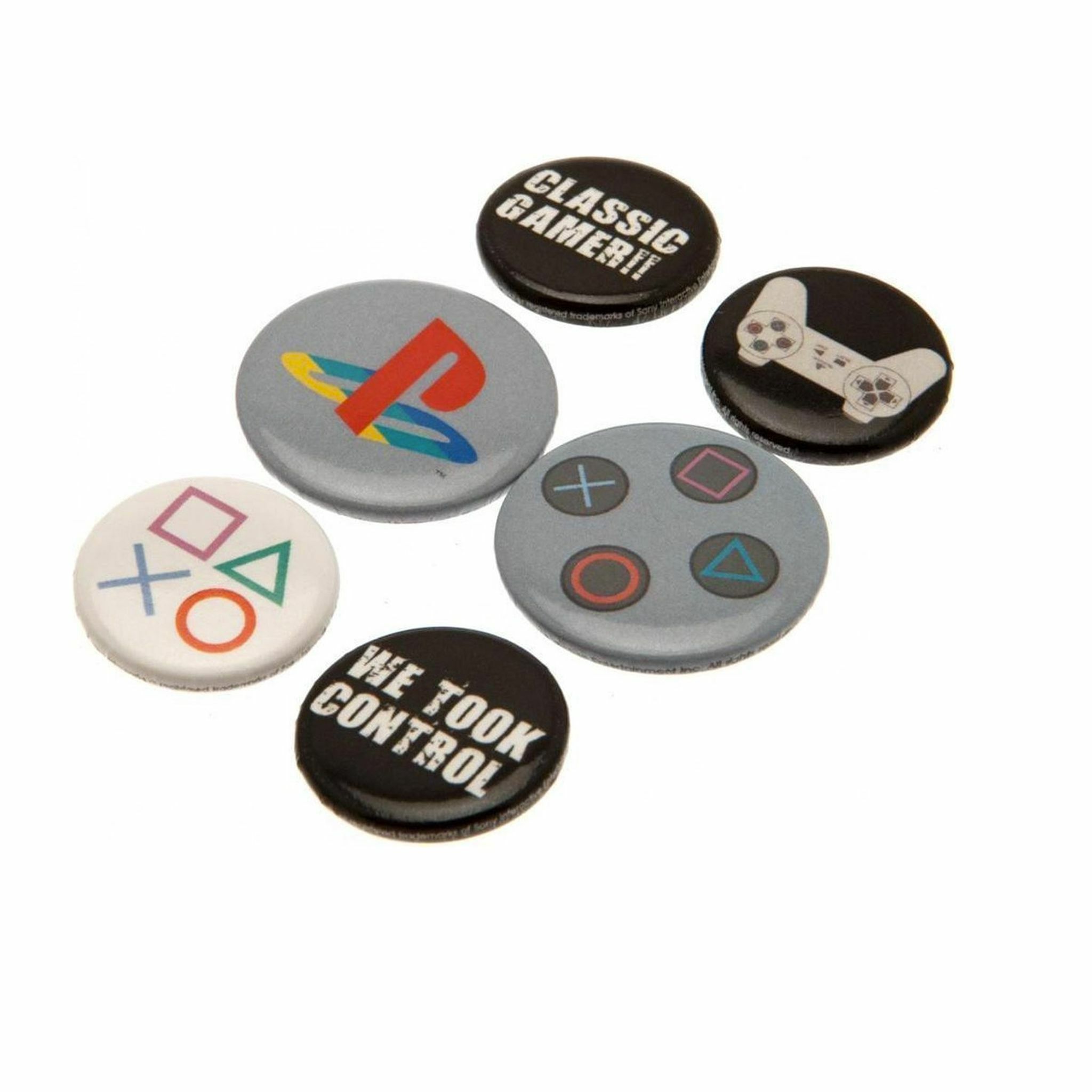 PlayStation一套6個襟章套裝