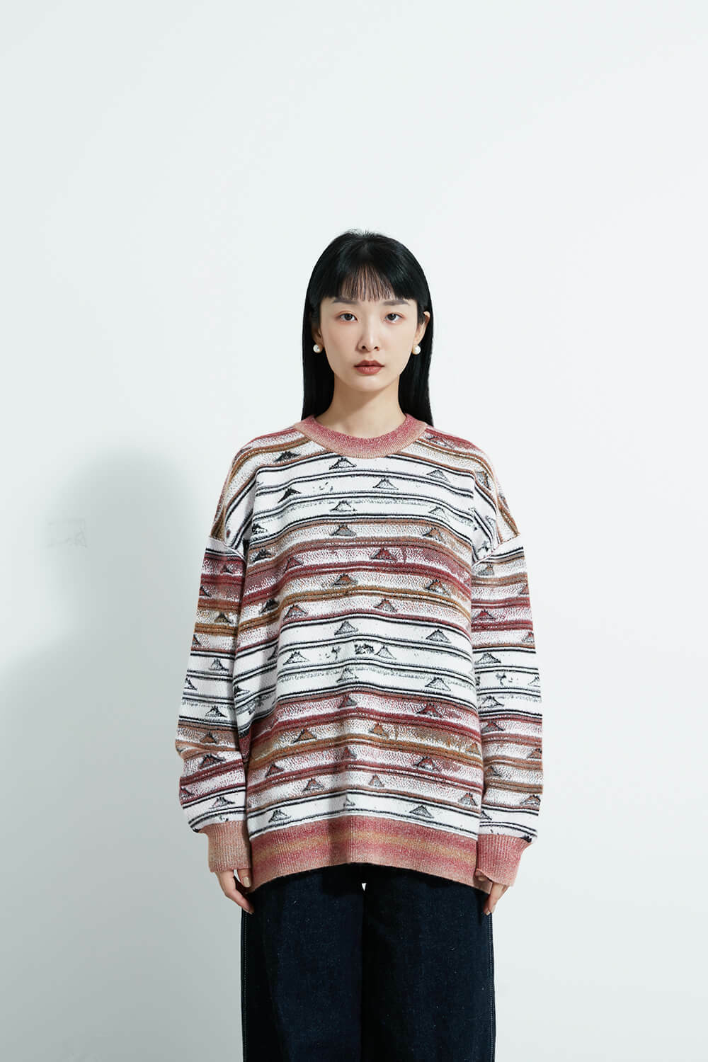 Rust Fuji Rolling Steel- Long Sleeves Top