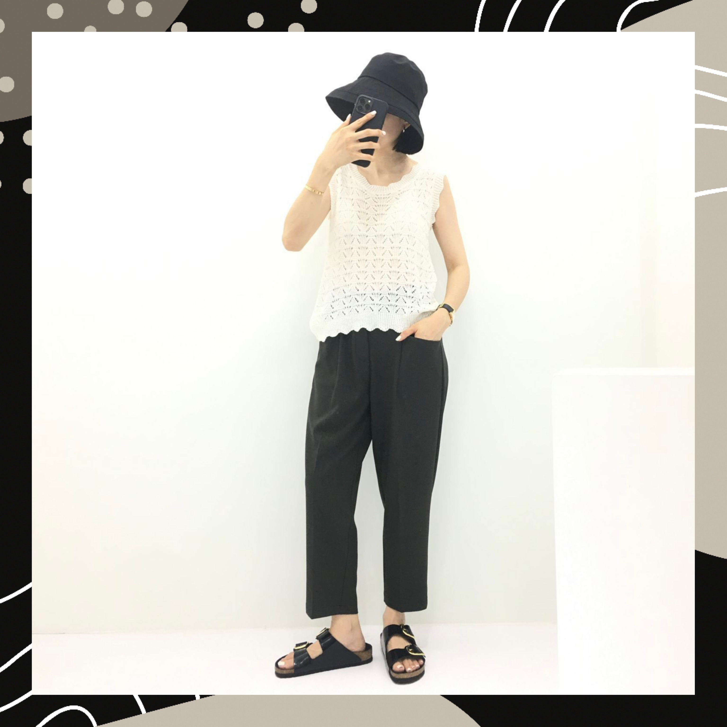 【BONNIE】通花綫料背心