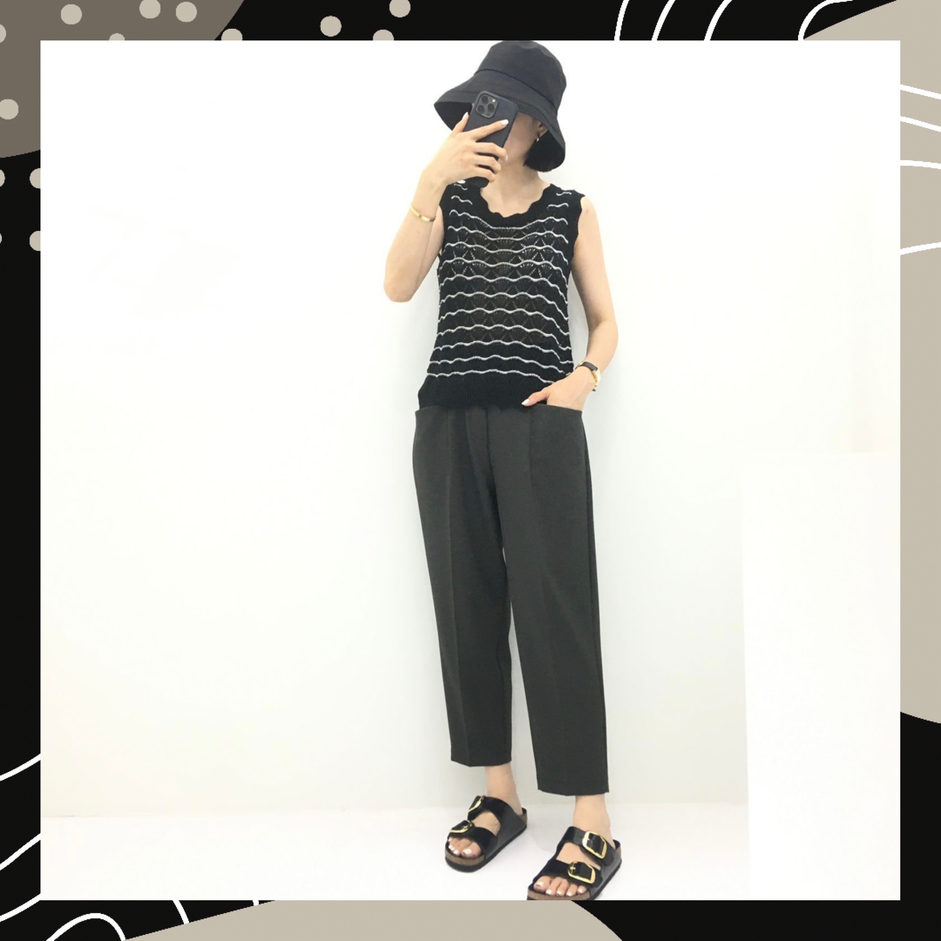 【BONNIE】通花綫料背心