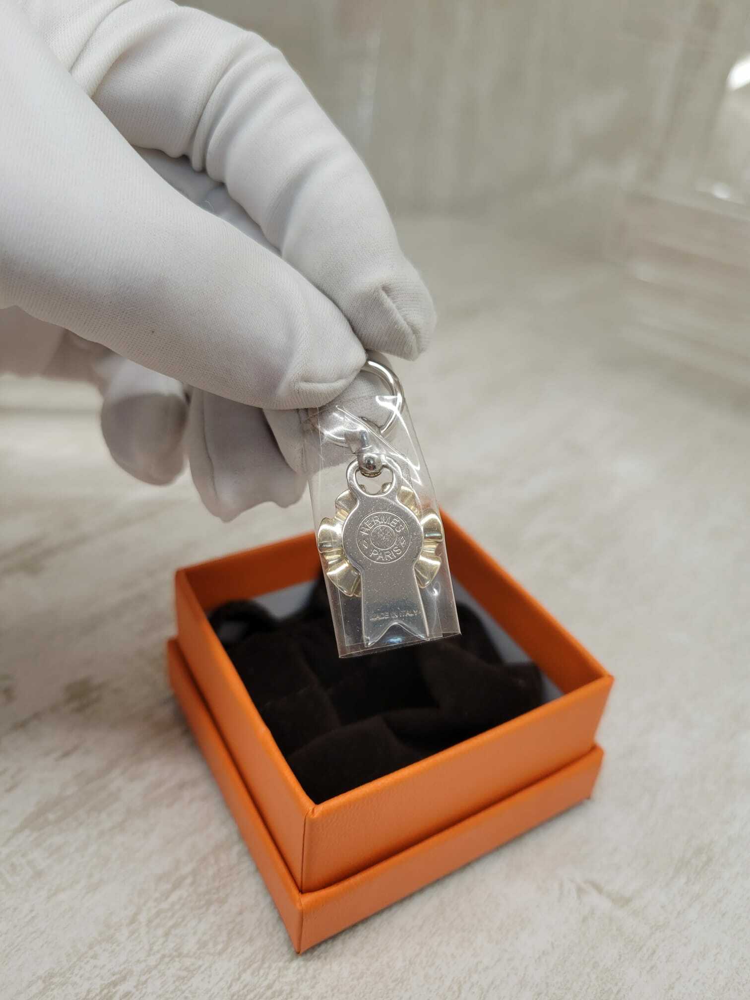 Hermes charms Flot twilly ring