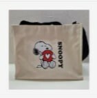[S] LE.JUNEV SNOOPY TOTE BAG,BLACK, SLJV144 (SLJV144)