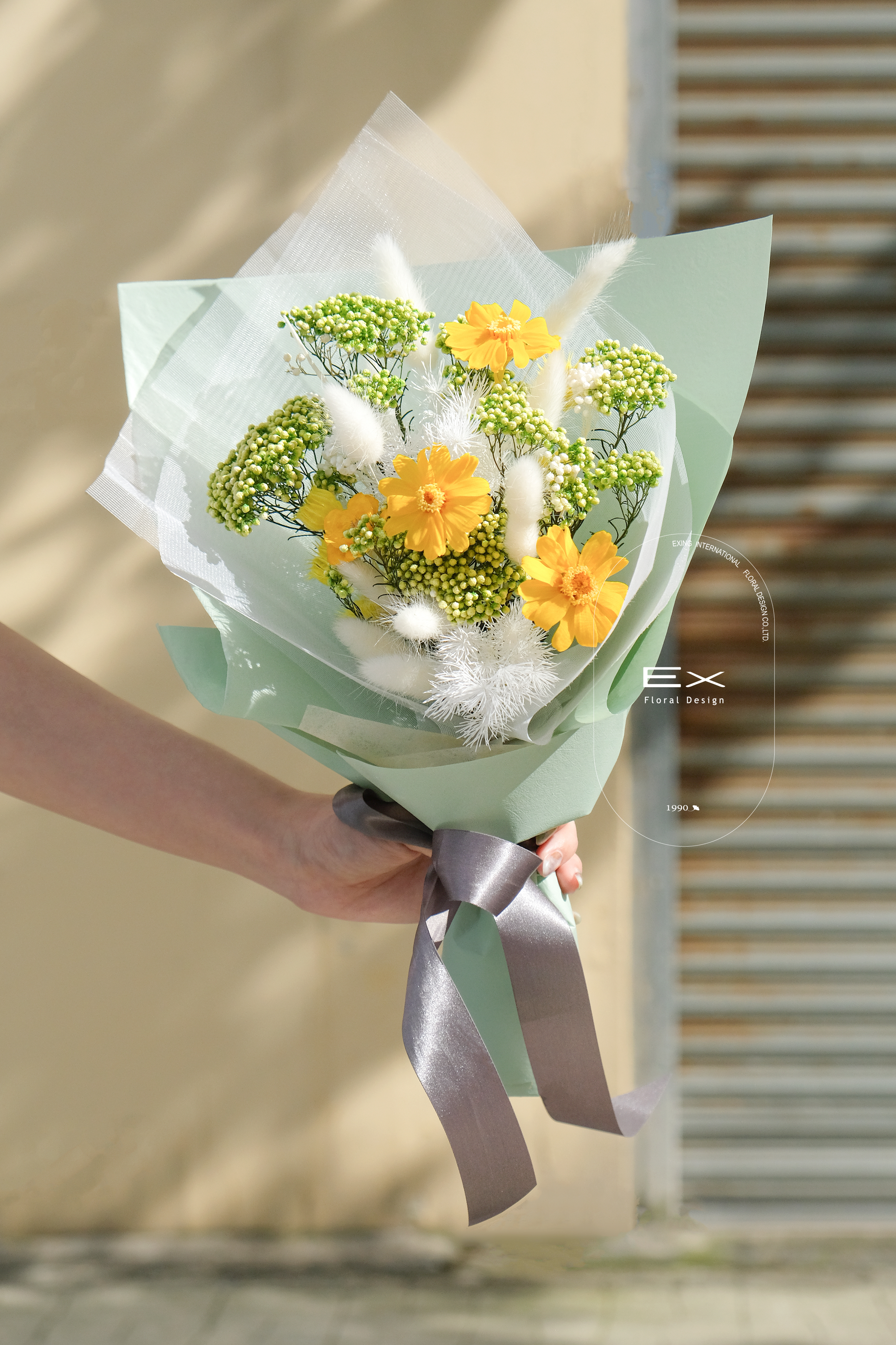 百日草 ‧ 明日香 〈永生花〉