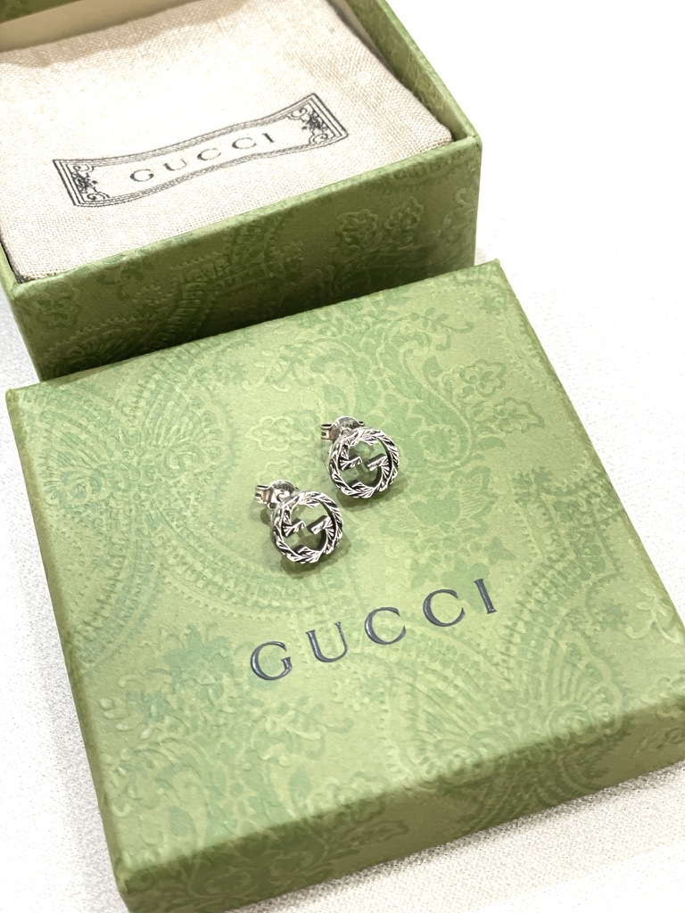 GUCCI Interlocking G Vintage Earrings