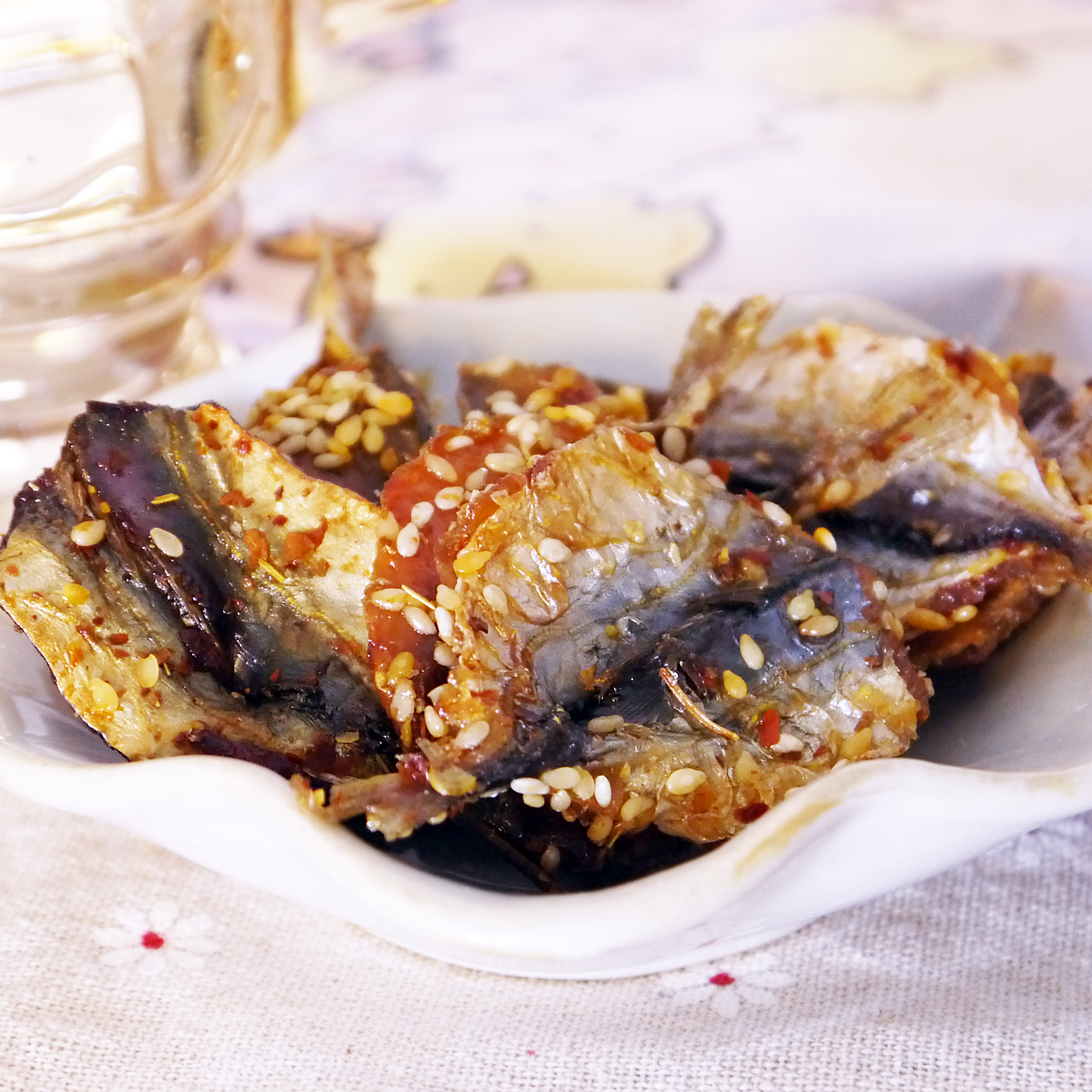 泰國芝麻辣味金針魚 80g