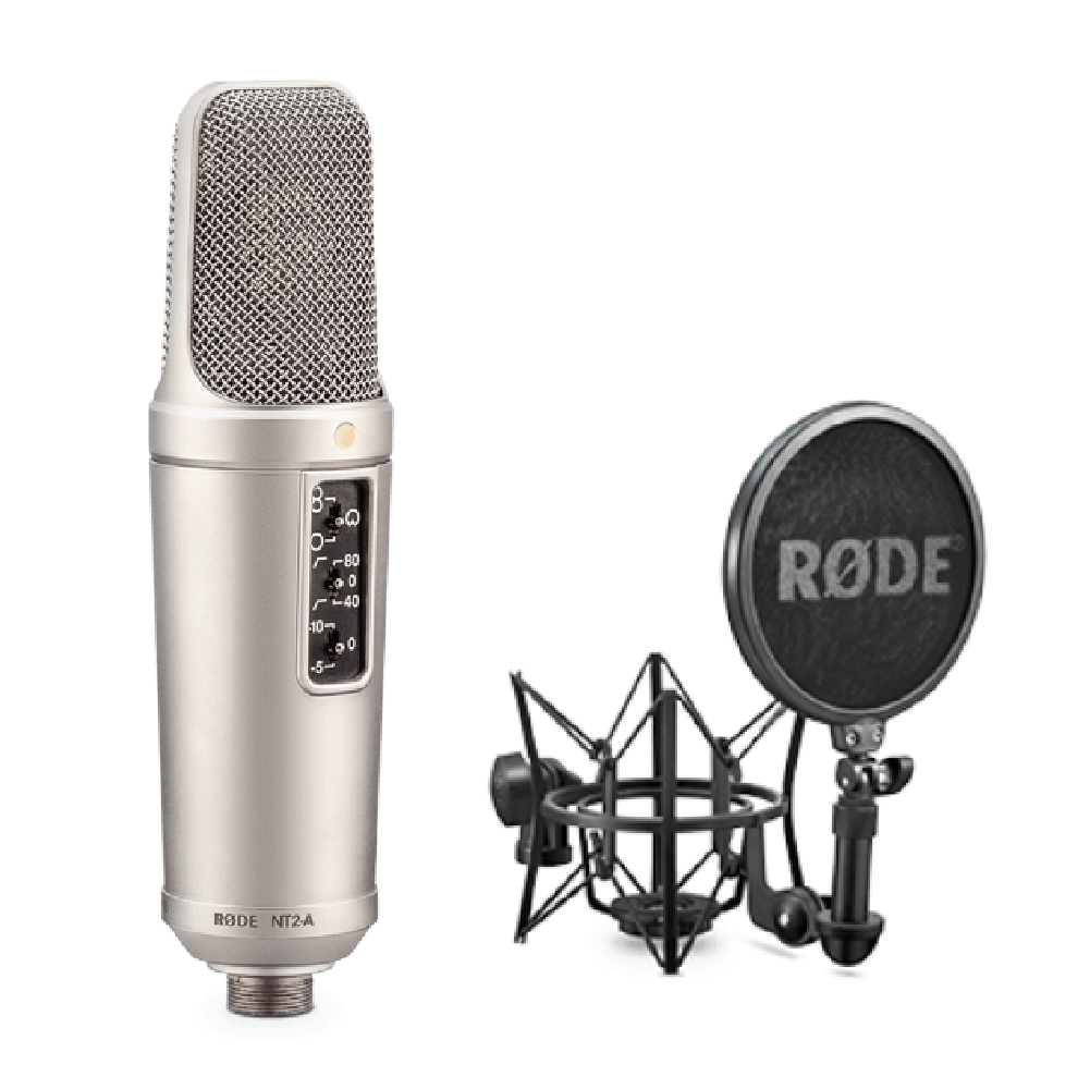 Rode Rode / NT2-A 電容式麥克風套組(含避震架/防噴罩)(台灣代理公司貨) — 三峽麥克風｜YA! 玩音樂