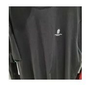 [S] BEENTRILL GENERATION HASHTAG TRUE REAL SHORT SLEEVE T-SHIRT,BLACK, BA232TS020-BK (SBT98)