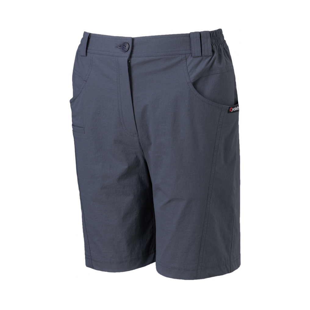 EasyMain 衣力美 女彈性快乾細格五分褲 排汗/透氣/快乾 20EMR21048