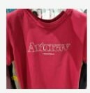 [S] BEENTRILL WOMEN'S ART CREW CROPPED SHORT SLEEVE T-SHIRT,BERRY, BA232TS505-BY [FINAL SALE] (SBT99)