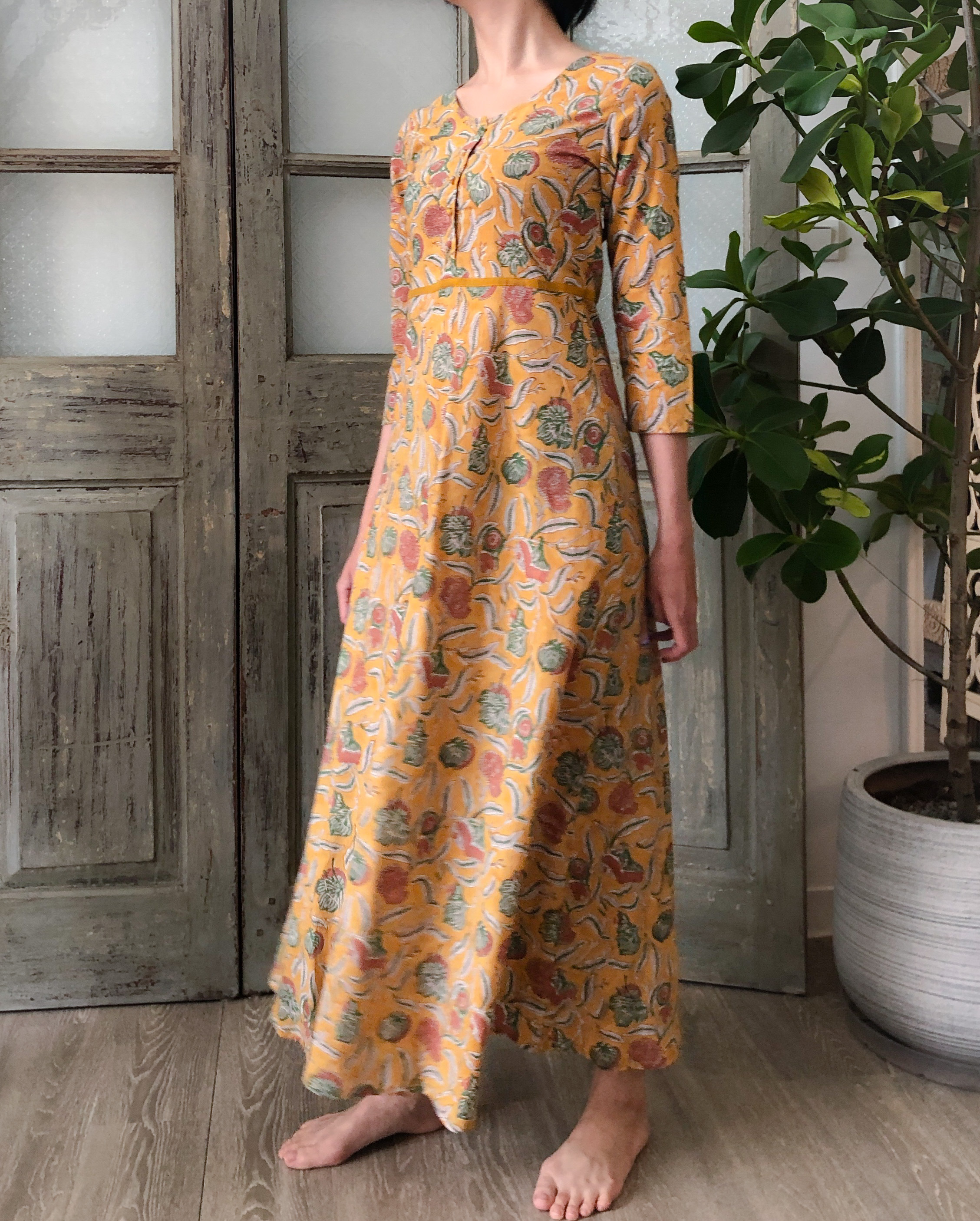 Season's Whisper 四季物語 欒花黃 Grace Dress