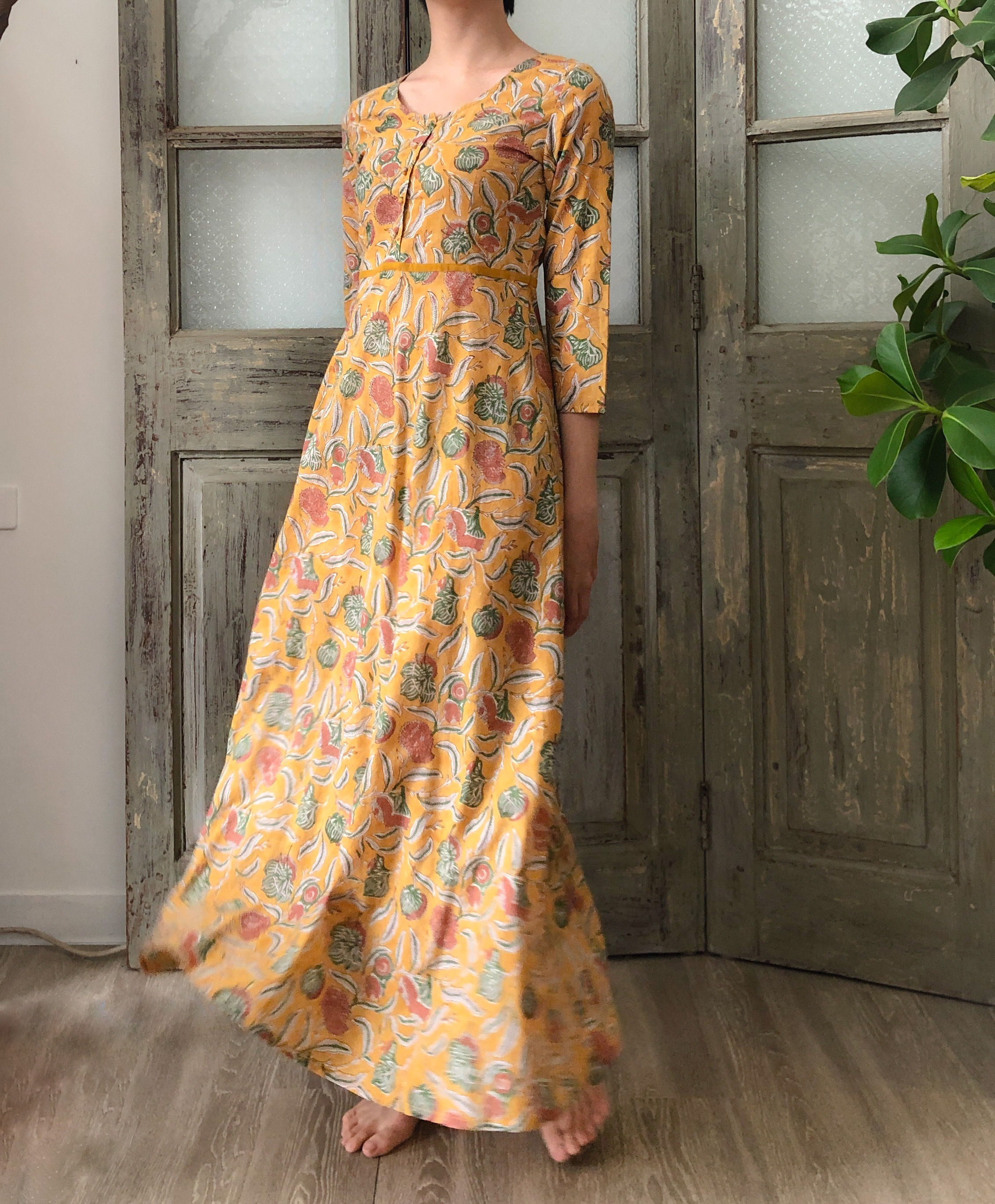 Season's Whisper 四季物語 欒花黃 Grace Dress