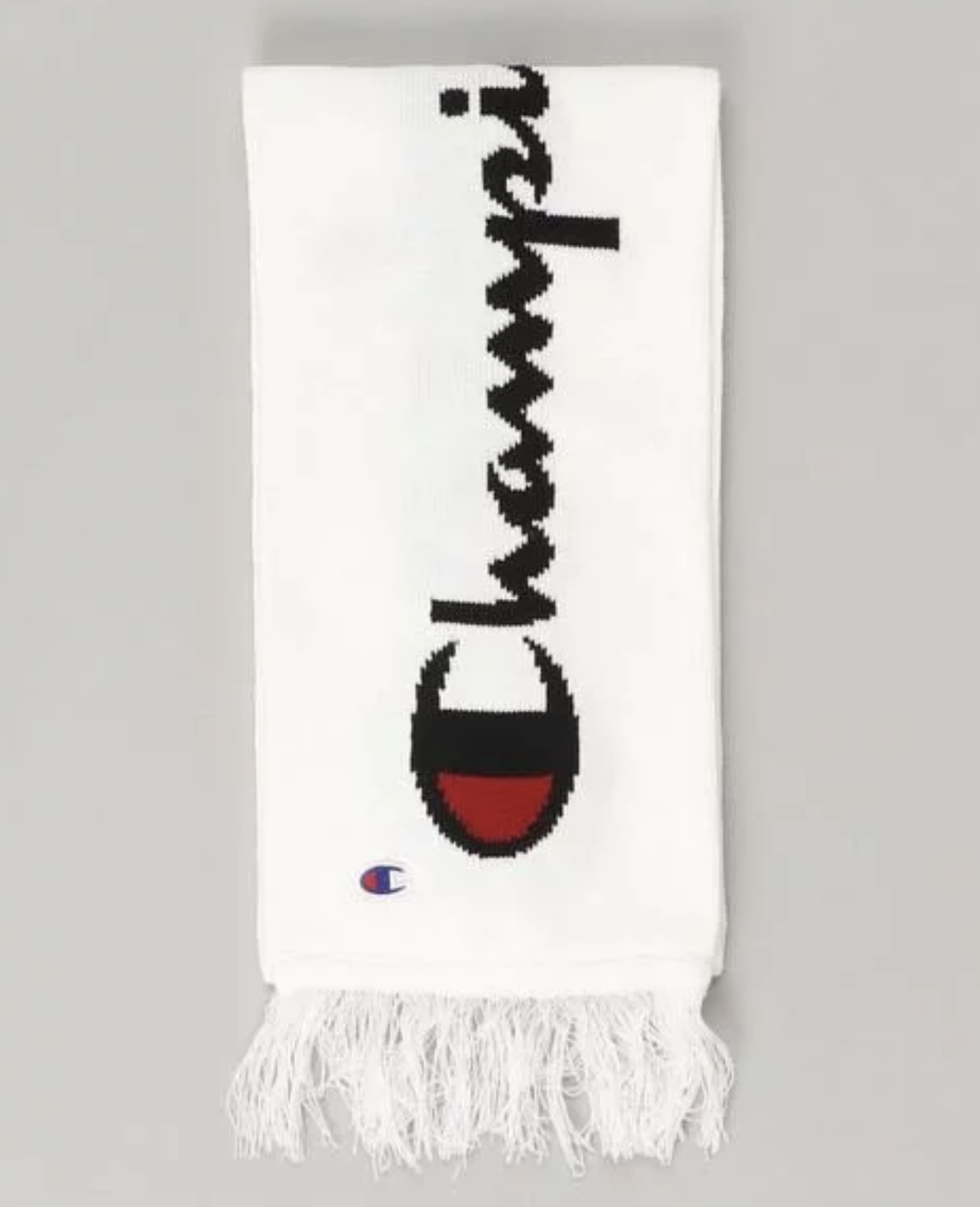 日版 Champion Script Logo 厚料頸巾