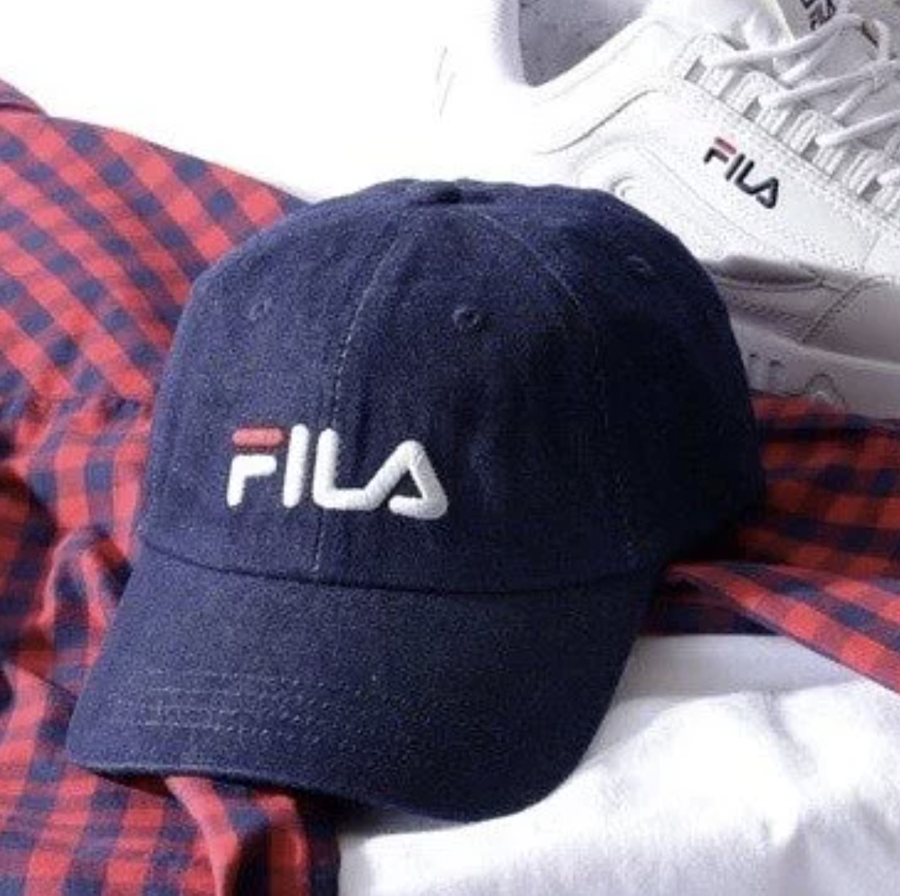 日版 FILA Liner Logo Low Cap 棒球帽