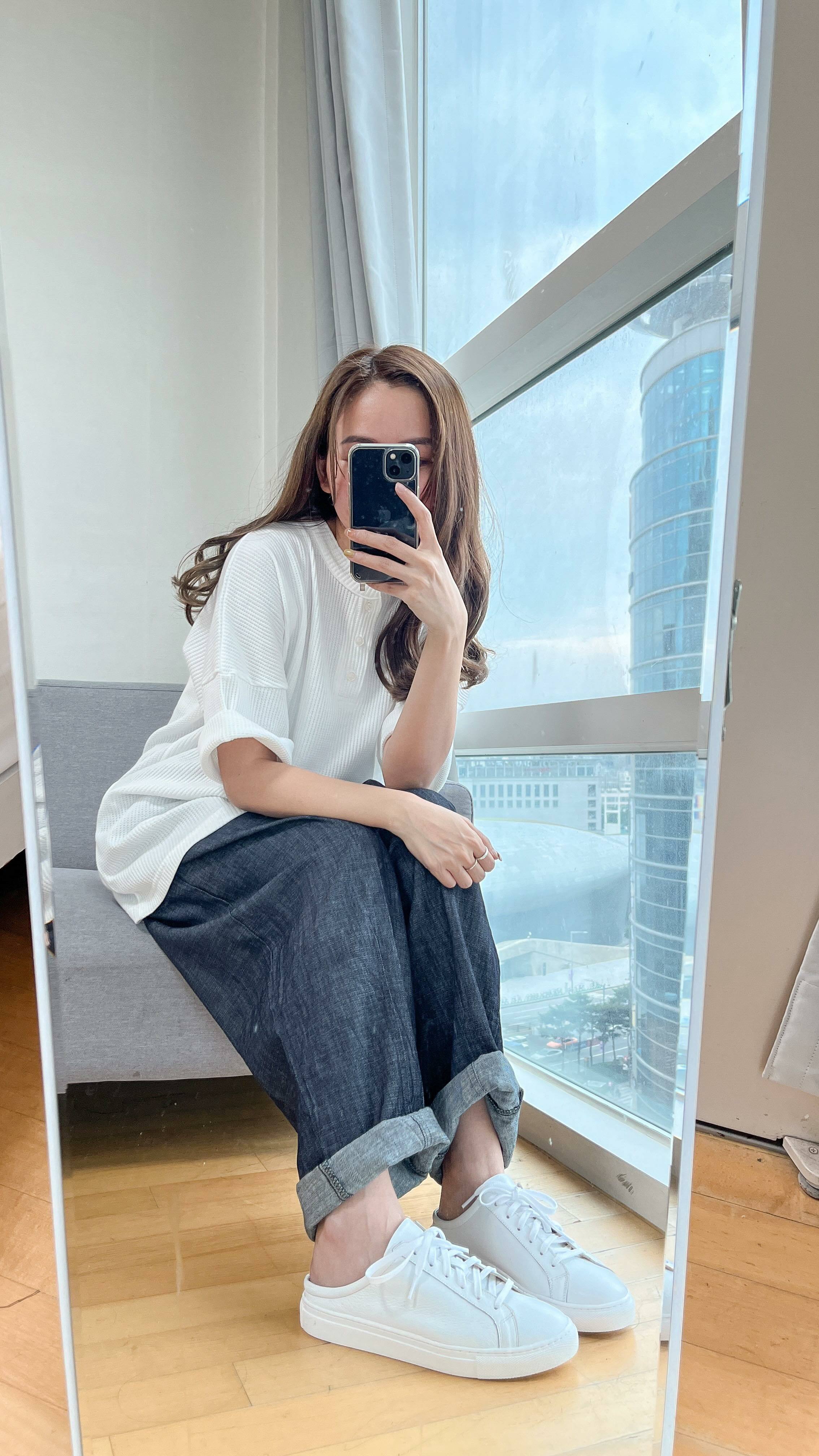 韓國連線｜店主自留款 ! 全白真皮 Daily Shoes