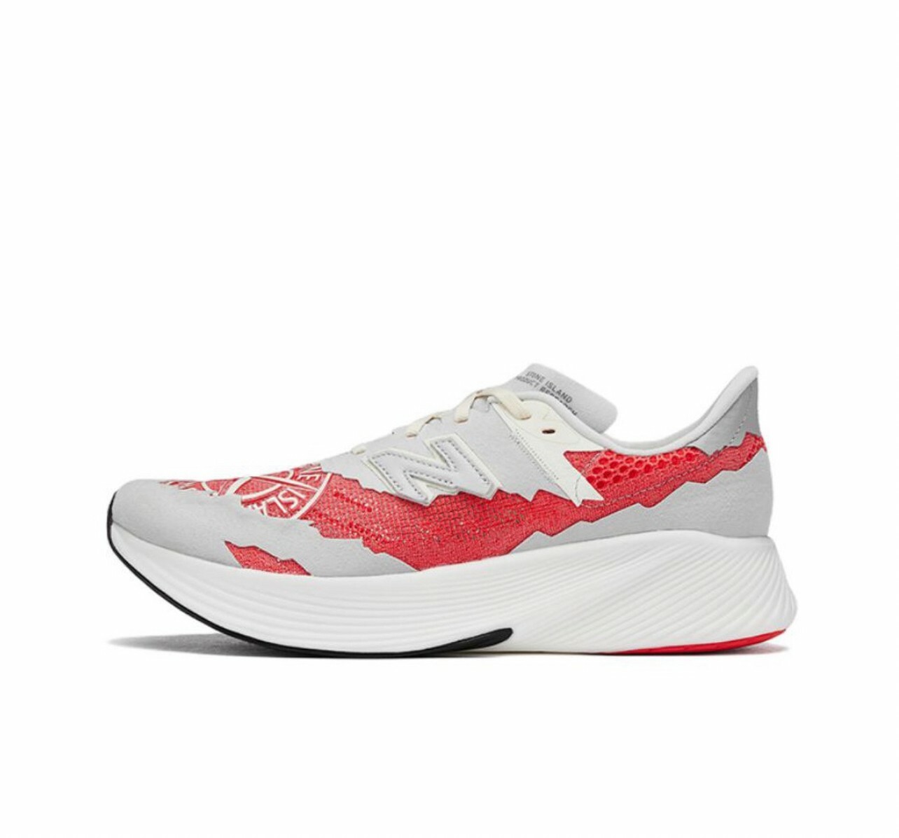 代購 New Balance x STONE ISLAND 聯名elite V2 跑步鞋 運動鞋 灰紅-