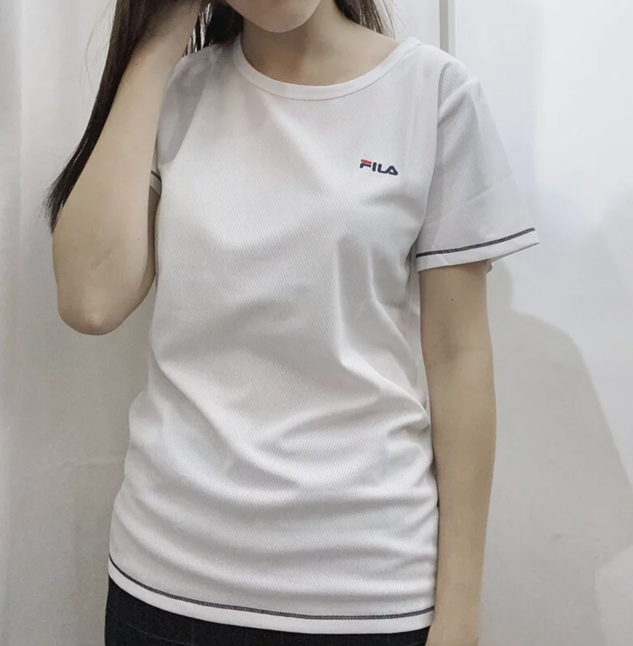 日版 Fila 吸水速乾料透氣短袖T-Shirt（防UV）