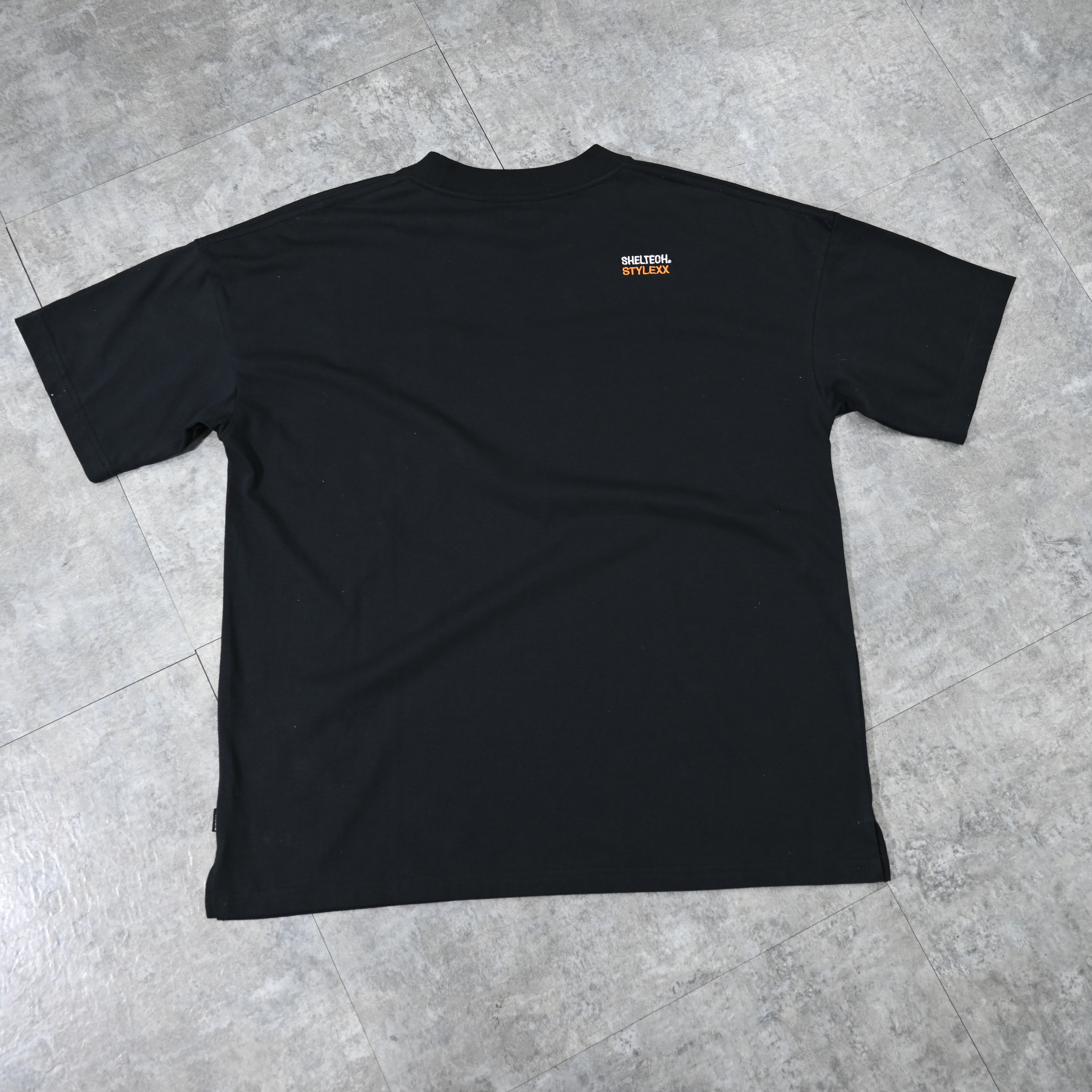 STYLEXX x Sheltech別注Double Script EmbroIdery Big Tee