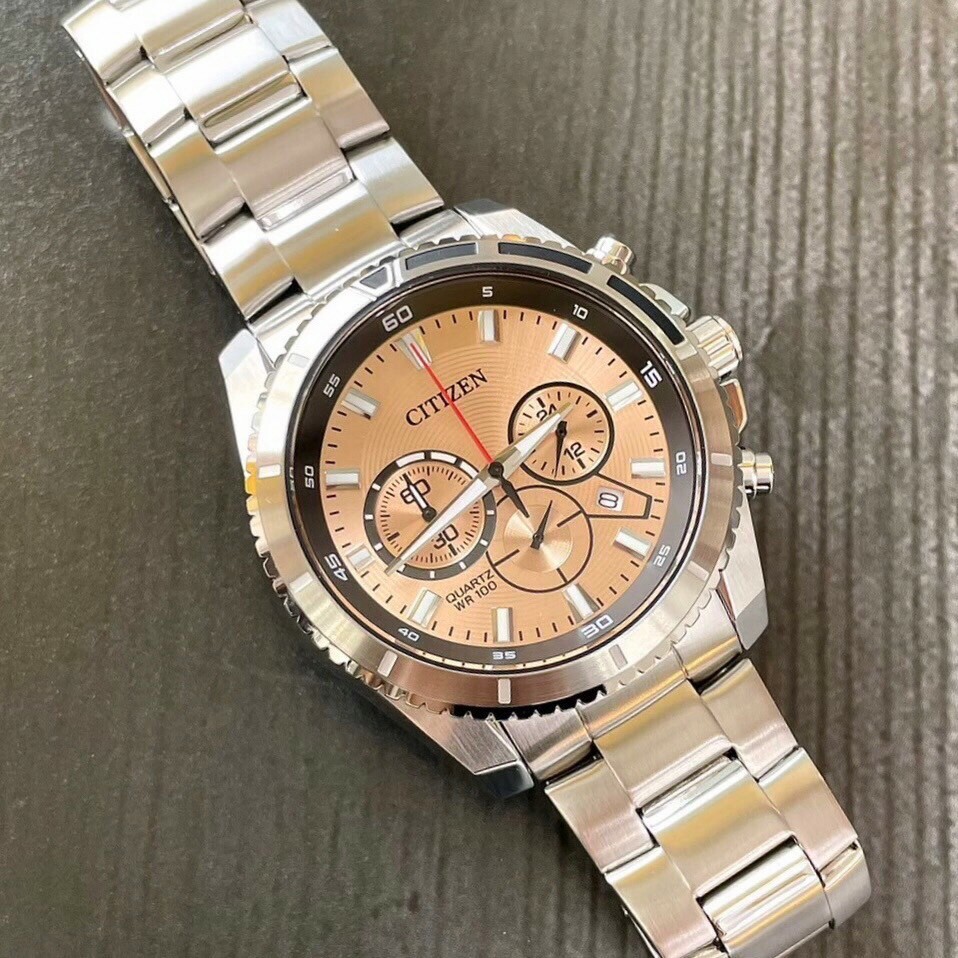 【CITIZEN 星辰】三眼計時運動時尚腕錶 AN8200-50X 44mm 現代鐘錶