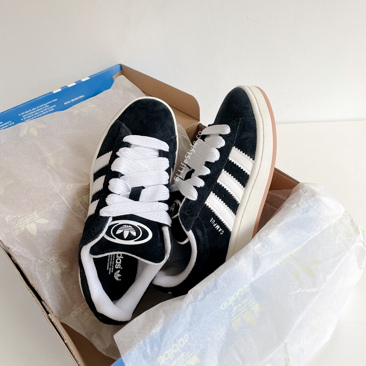 ADIDAS CAMPUS 00S 麵包鞋三葉草黑白焦糖底HQ8708 / 現貨