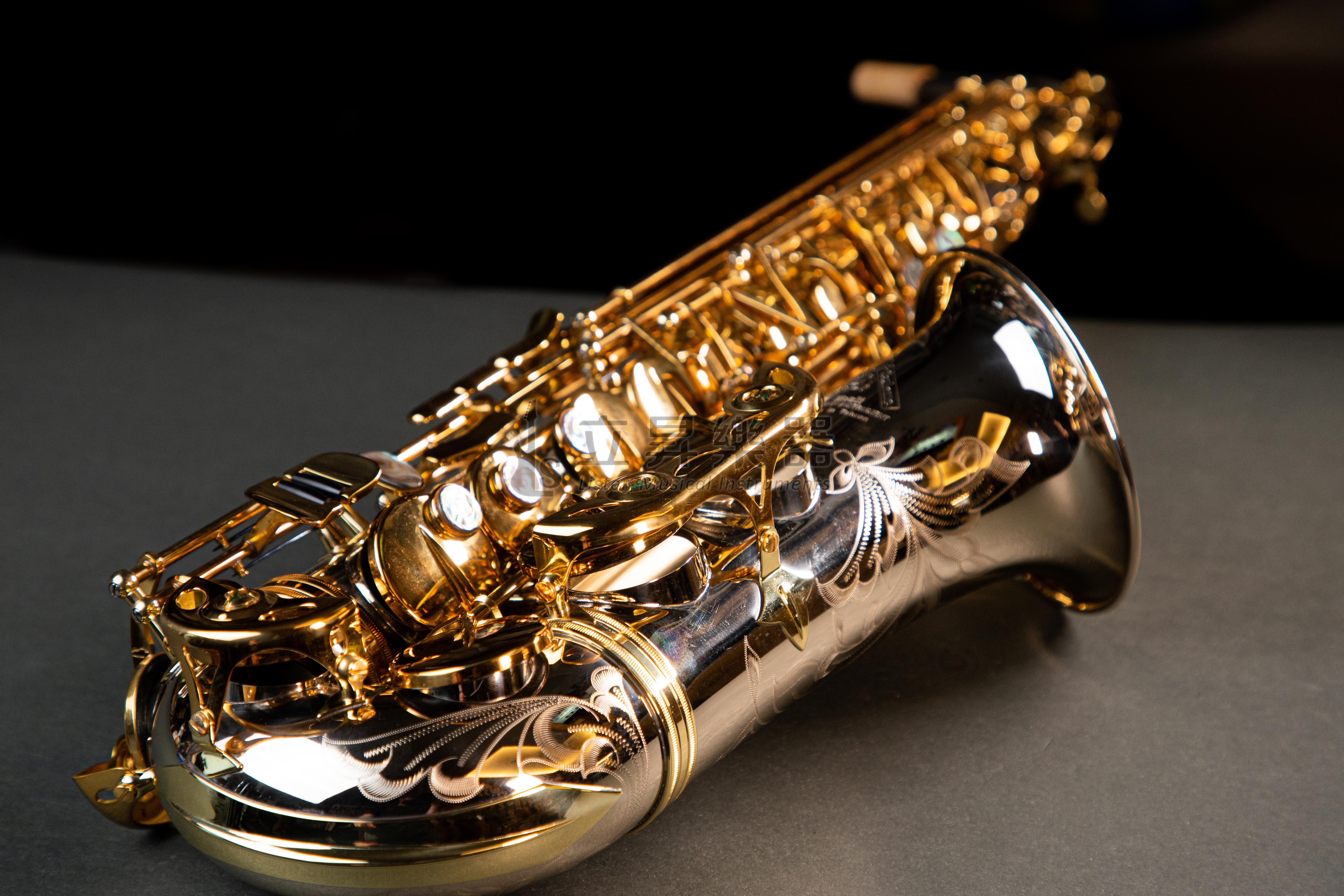 【展示特價】台灣手工薩克斯風 Houli MEI GUAN instrument 中音黃銅薩克斯風 Alto Saxophone 附拉桿帶輪硬盒 台灣製 Made in Taiwan