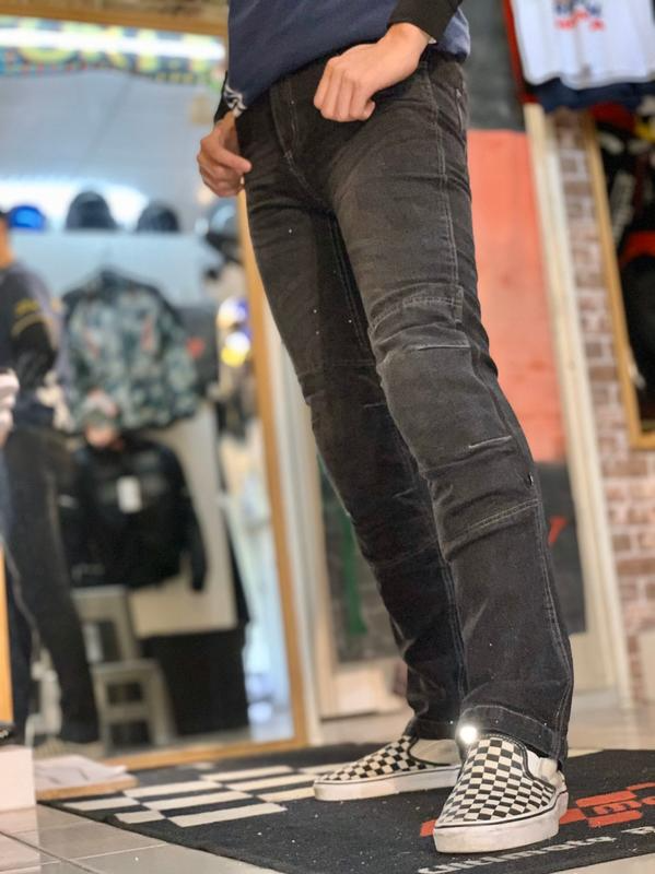 KOMINE WJ-742R 牛仔褲 牛仔 休閒 防摔褲 CE2護具 夜間反光 黑色 WJ742R