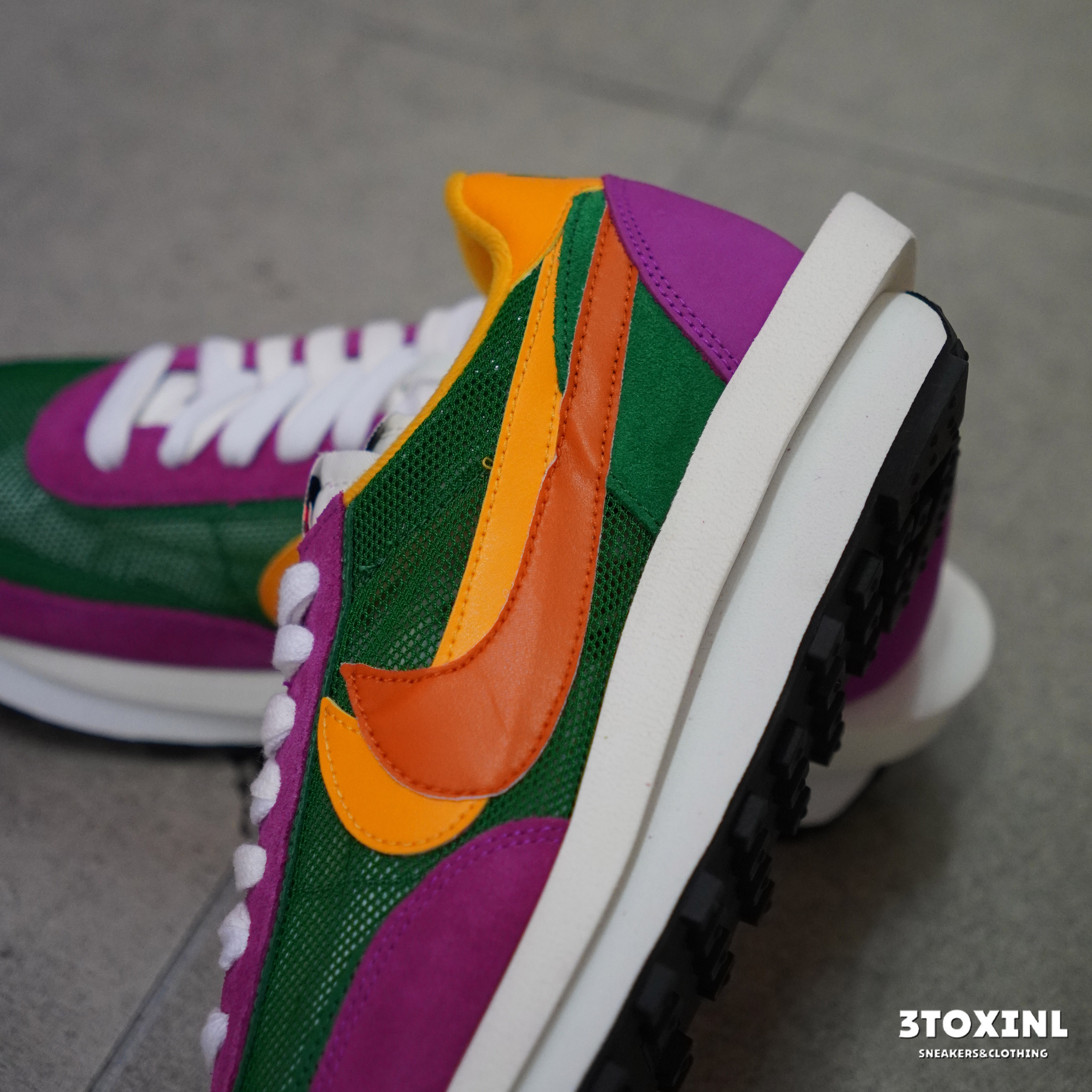 (現貨) Sacai x Nike LD Waffle - Pine Green