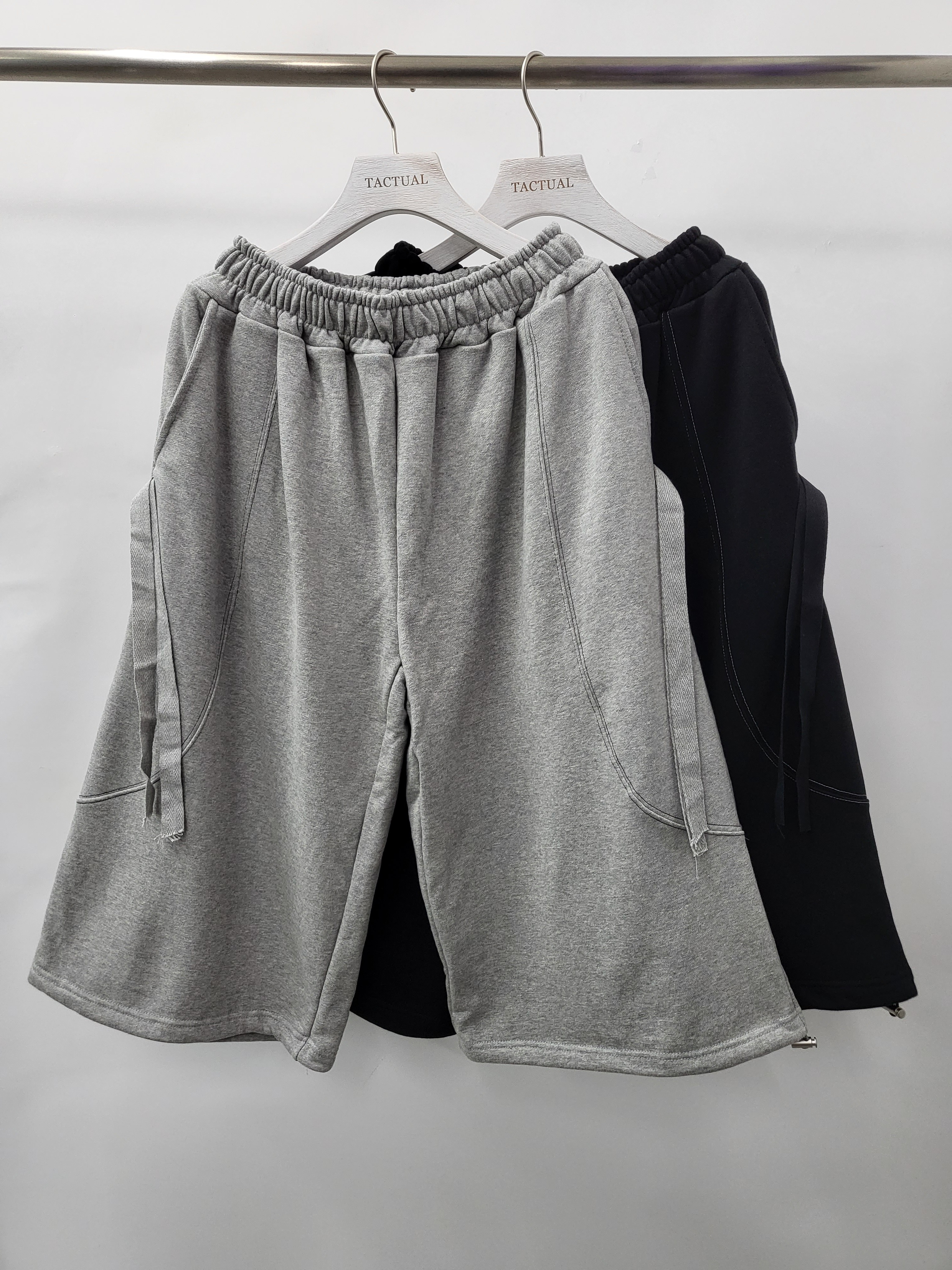 淨色棉質過膝短褲 P2411