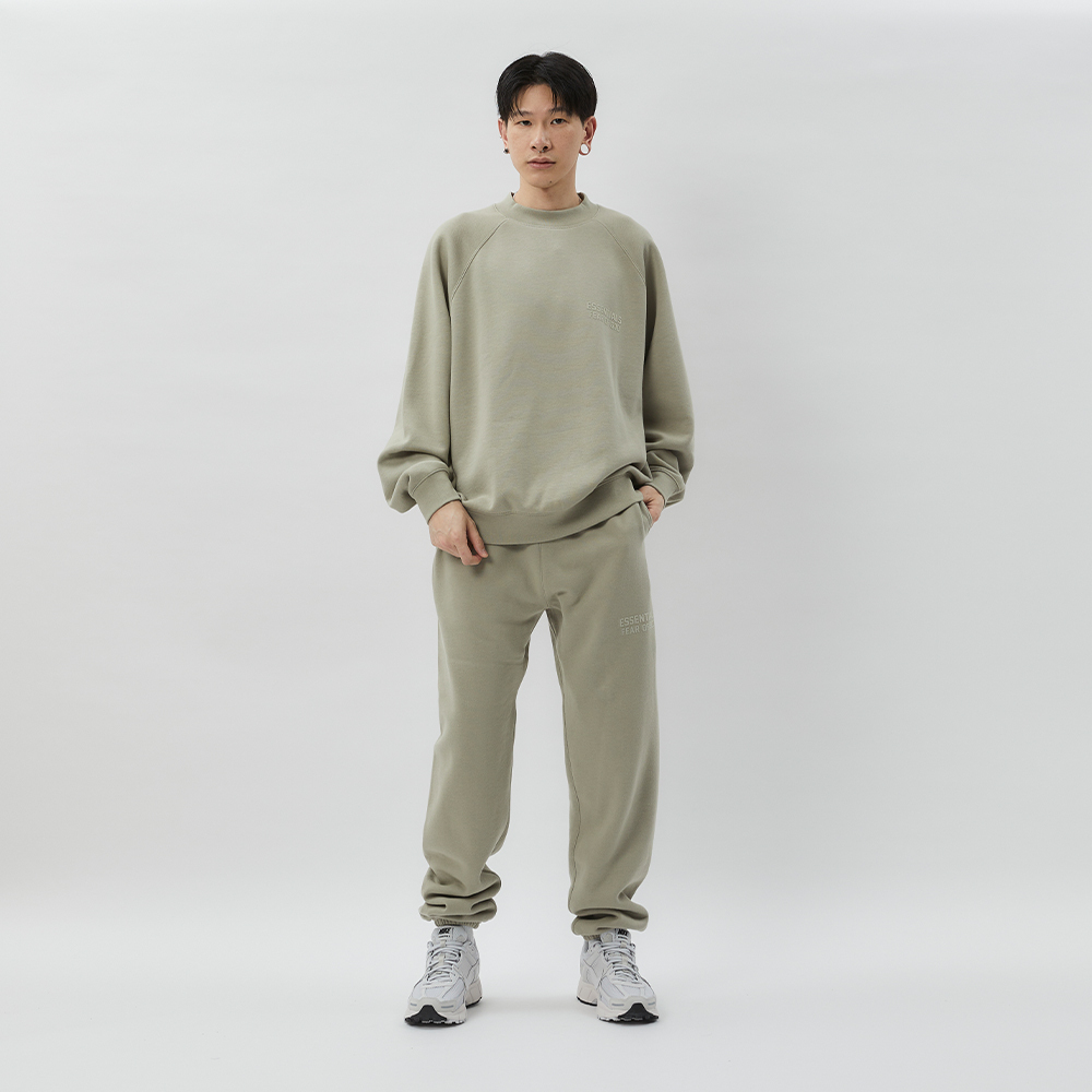 FOG Essentials Sweatpants 男款女款米色縮口運動休閒長褲130BT