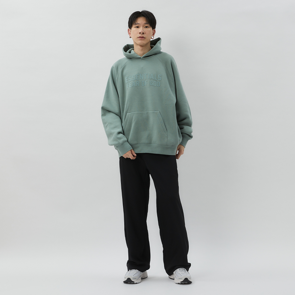 FOG Essentials Hoodie 男款女款綠色帽t 連帽長袖上衣192BT222051F