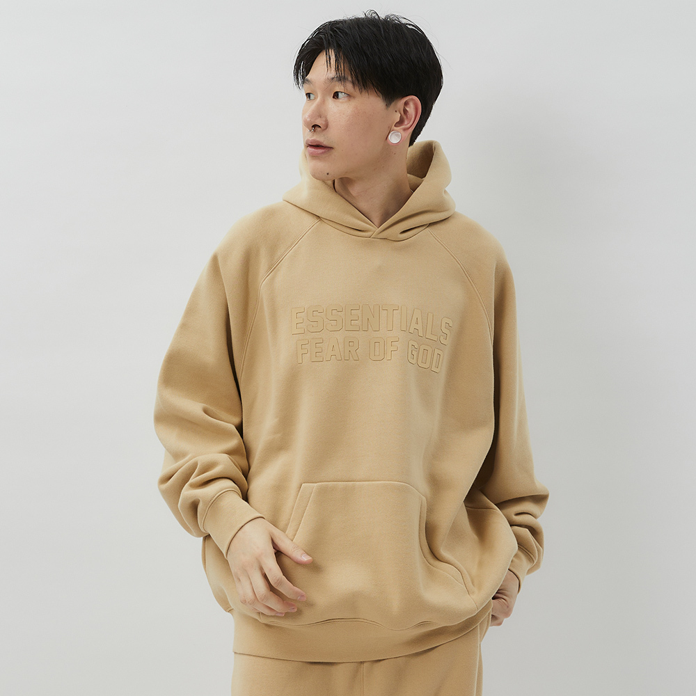 FOG Essentials Hoodie 男款女款米色連帽縮口帽t 長袖上衣192BT2...