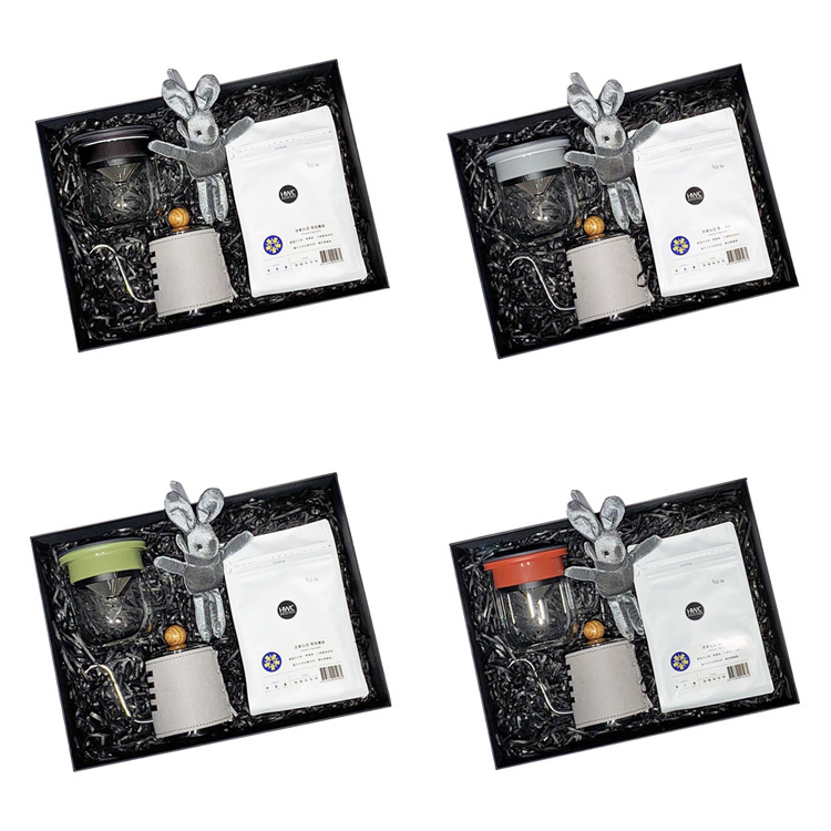 PO: 黑沃咖啡選品｜耶加雪菲咖啡禮盒組(手沖壺-共2色/咖啡杯350ml-共4色)