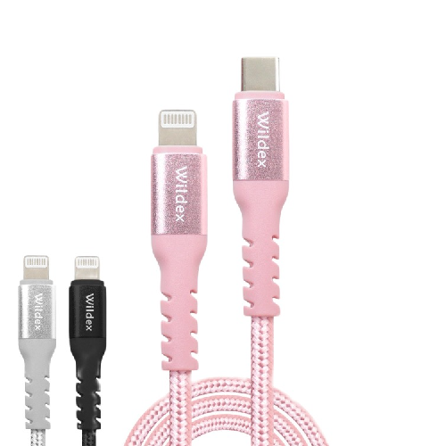 【MFi認證】Wildex Type-C to IOS PD 快充編織傳輸線