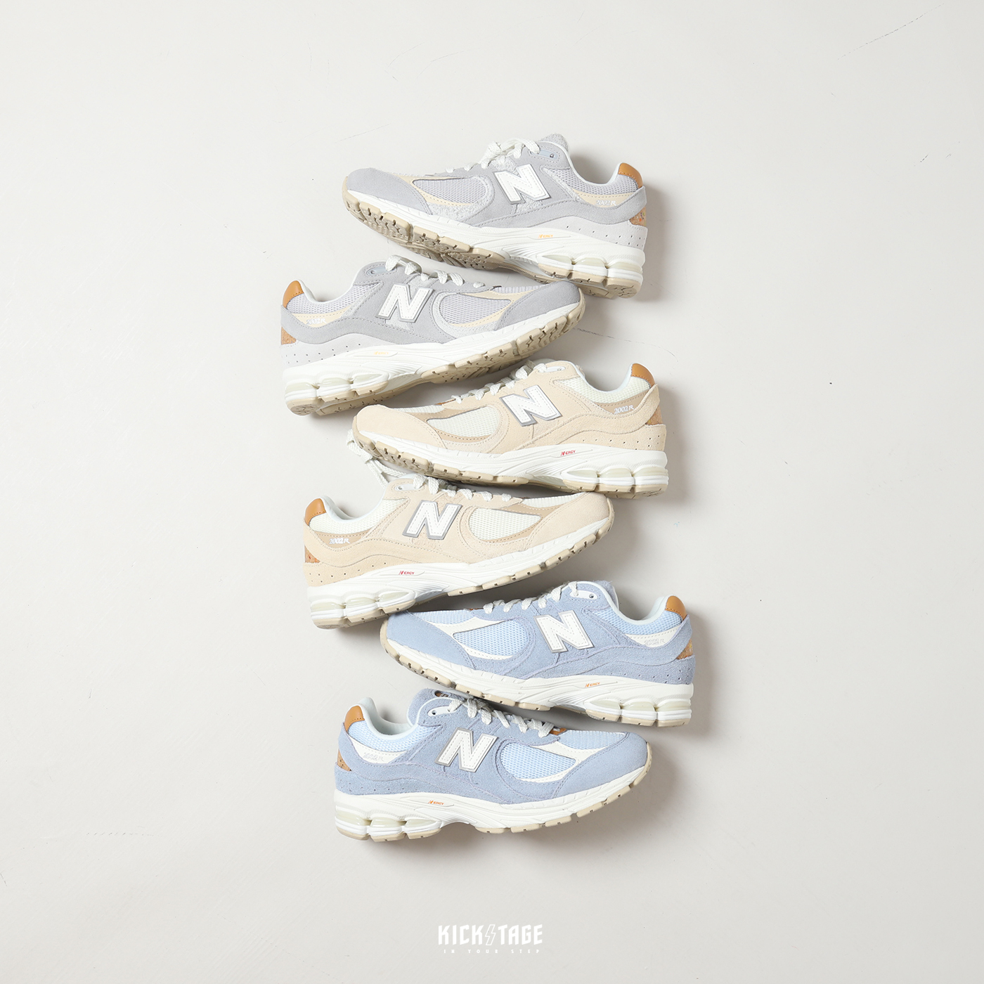 <特價，不退換> NEW BALANCE 2002 皮革拼接 軟木塞 復古慢跑鞋 灰芝麻【M2002RSB】