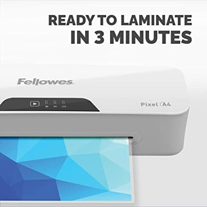 Fellowes Pixel A4 Laminator Machine for Home Office Use--Made in China (replaced Cosmic-2 A4/A3)
