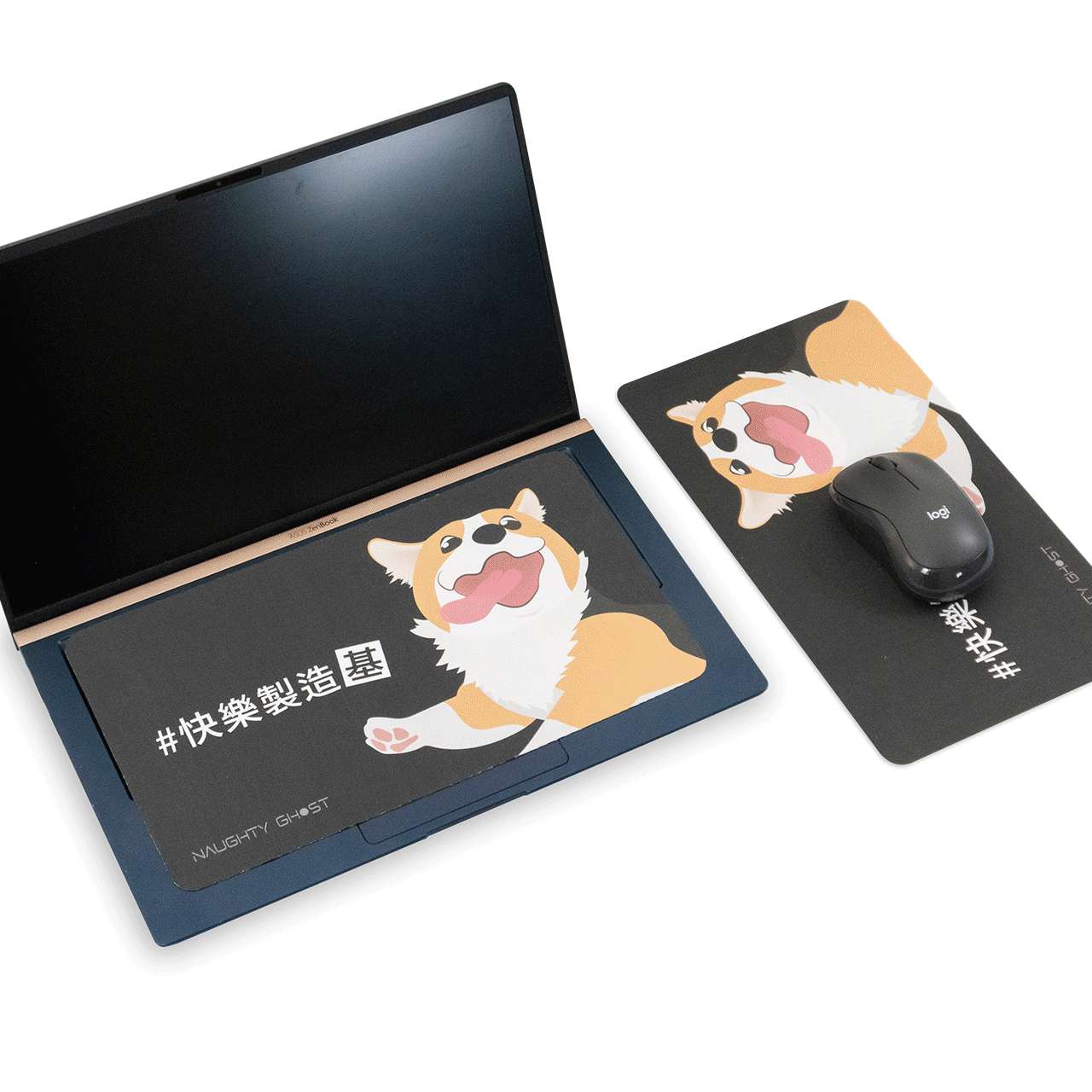 多功能清潔布鼠墊【一布多用】擦拭布、滑鼠墊、隔絕鍵盤指紋