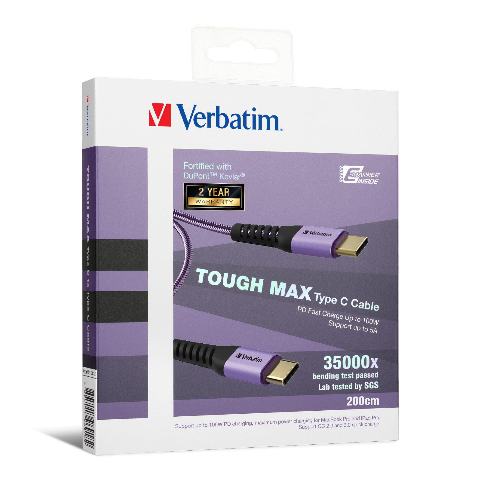 Tough Max Type C to Type C 充電傳輸線