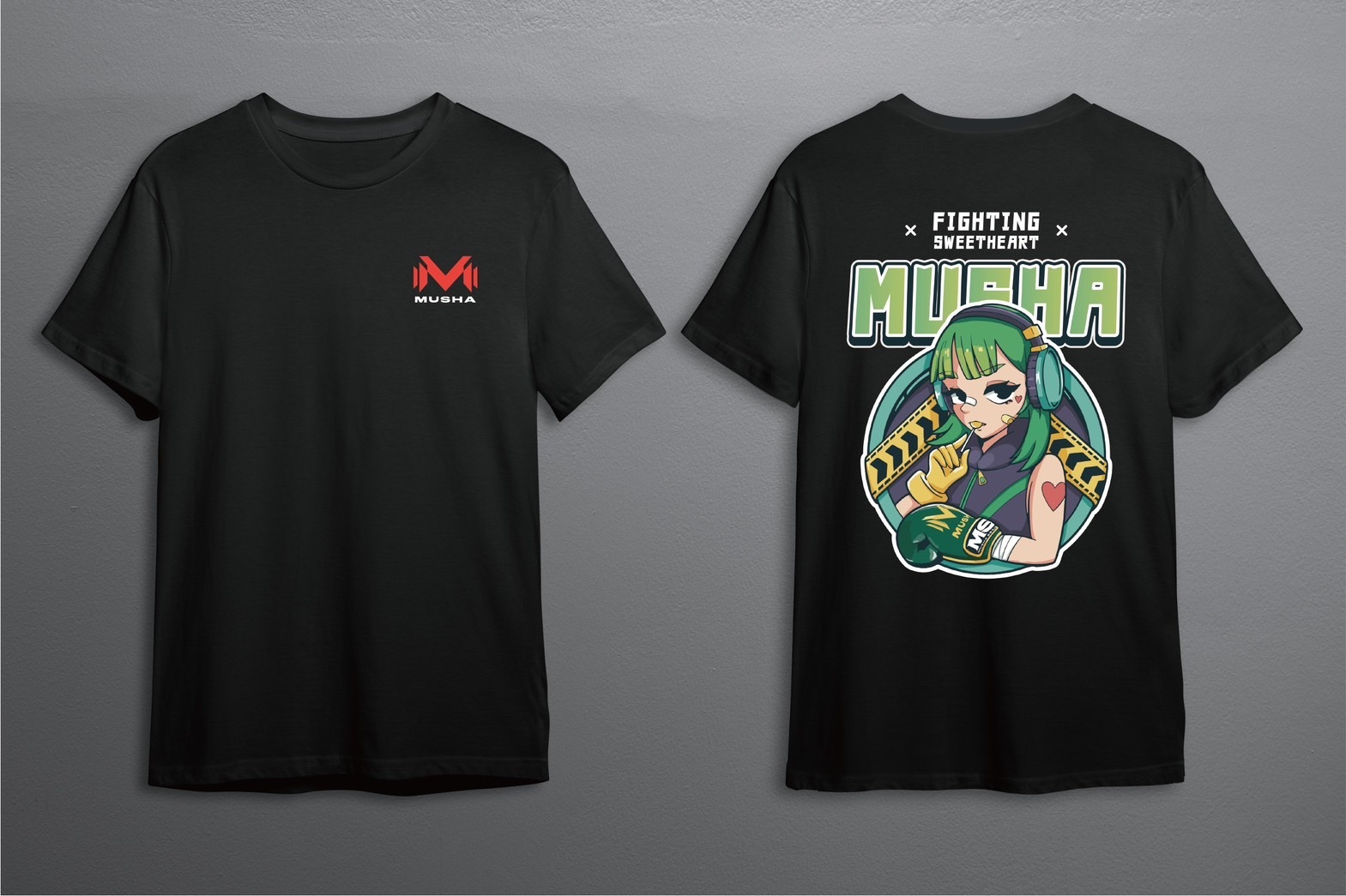 MUSHA 厚磅短袖棉T-獨家設計單品 V2