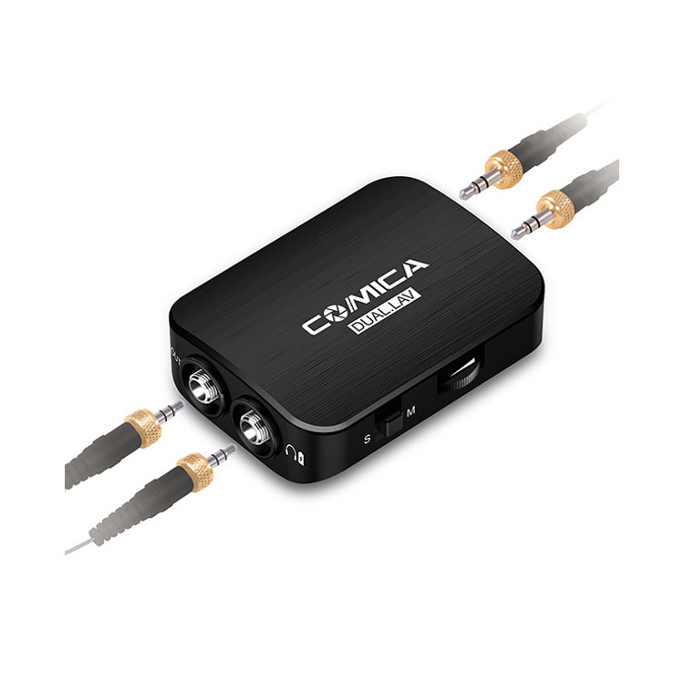 COMICA CVM-D03 多功能監聽雙頭夾咪呔咪