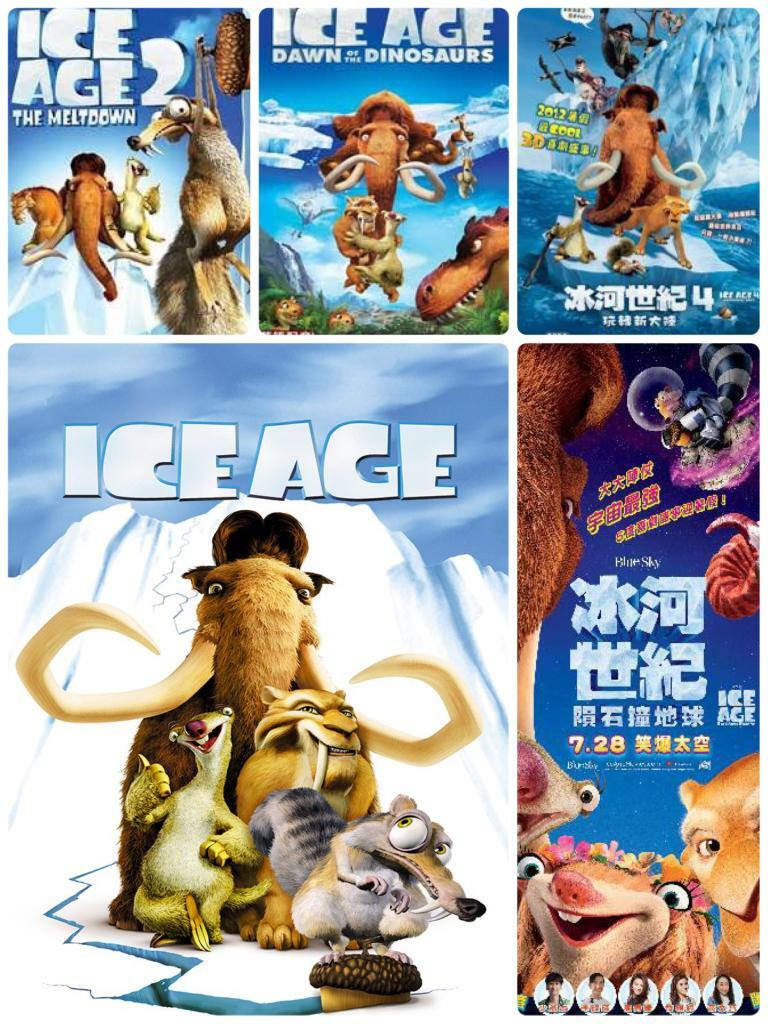 冰河世紀 (1,2,3,4,5) (DVD)