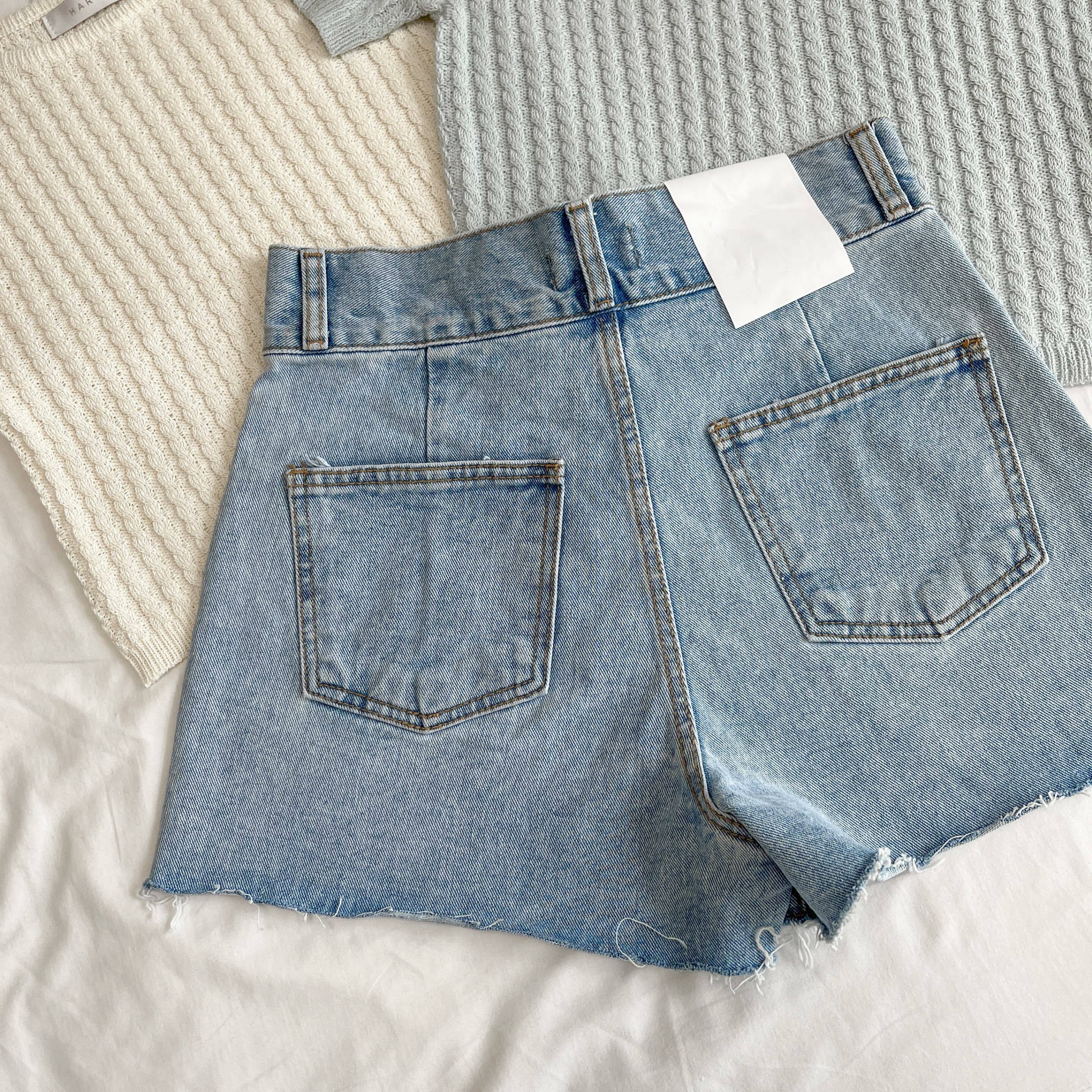 預訂 | 回歸款！推薦！顯瘦高腰雙口袋短牛