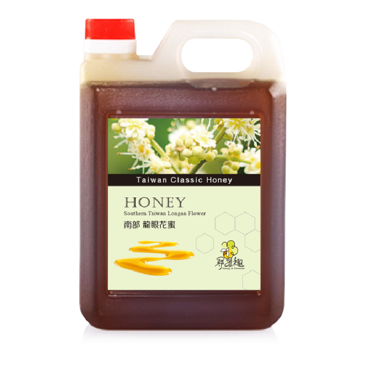《超值送禮組》台灣南部經典蜂蜜-龍眼花蜜3000g+贈!380g擠壓瓶