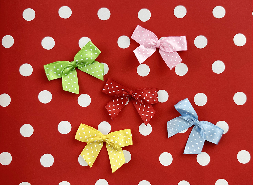 歡樂點點蝴蝶結/背膠款