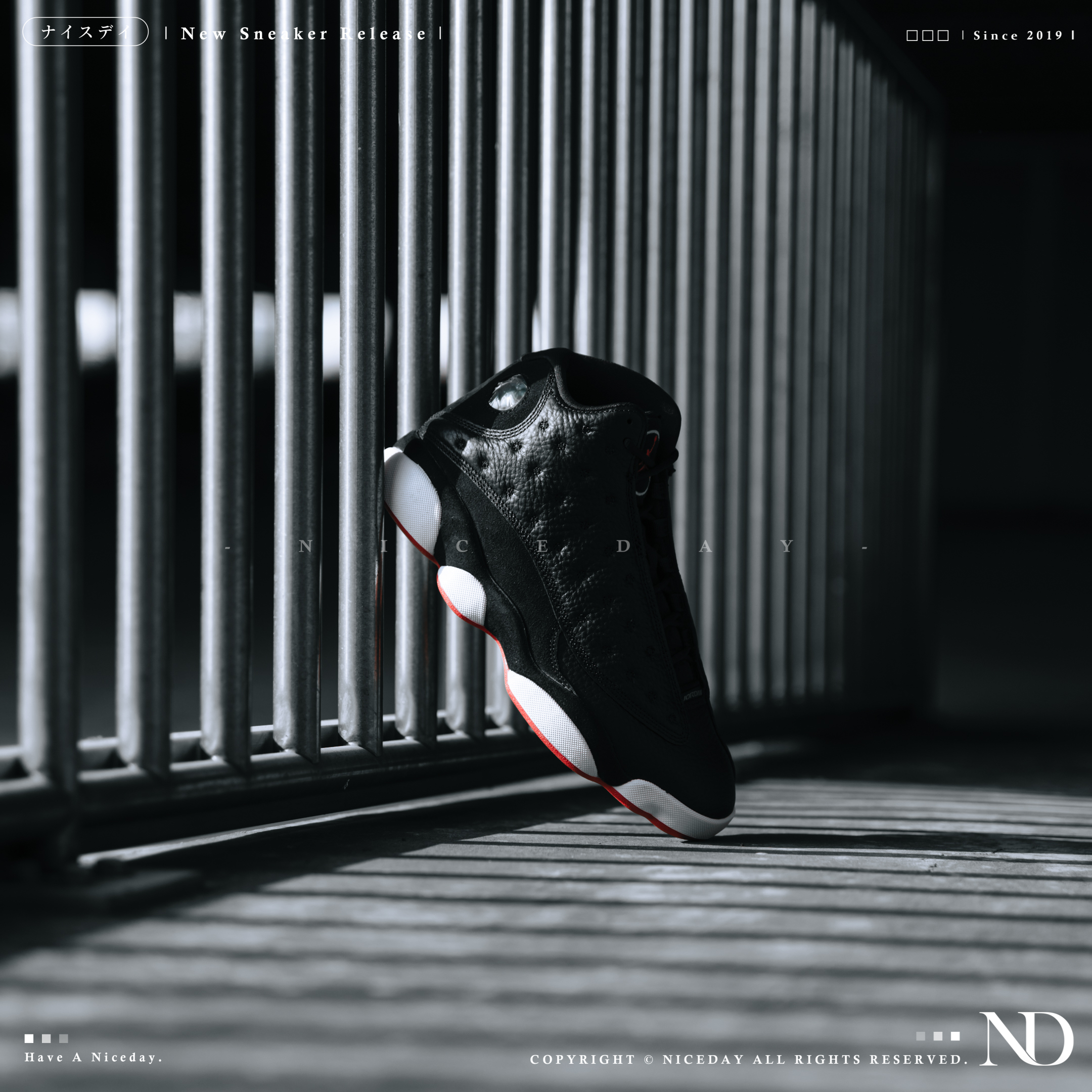 NICEDAY 代購 Nike Air Jordan 13 Playoffs 熊貓 414571-062