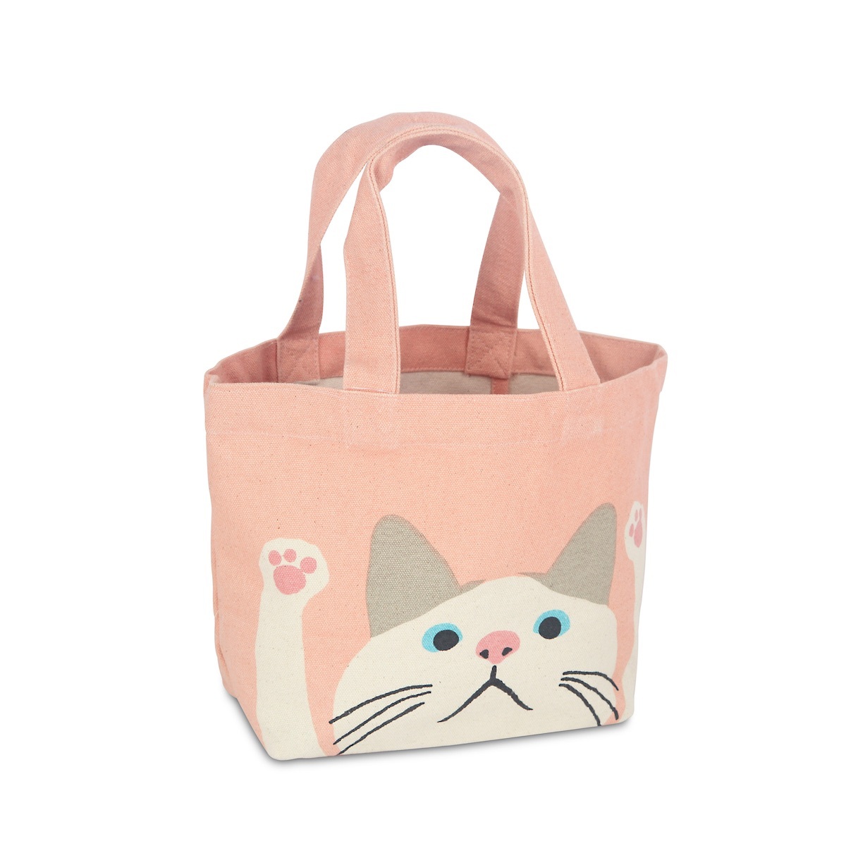 日本 FRIENDS HILL TAACHAN白貓午餐袋 (20 x 30cm) -814042