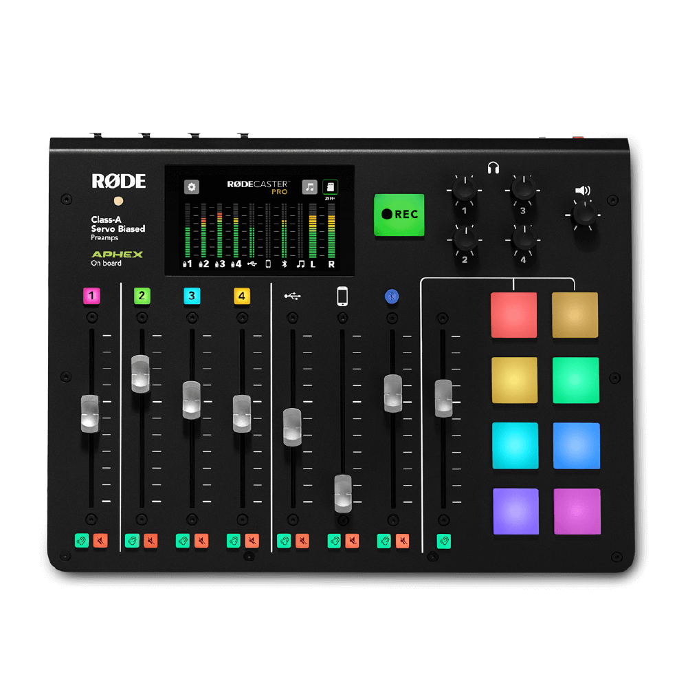 Rode Rode / Caster Pro USB-C直播錄音介面(台灣代理公司貨) 第 2 張圖片｜三峽錄音 / 音響