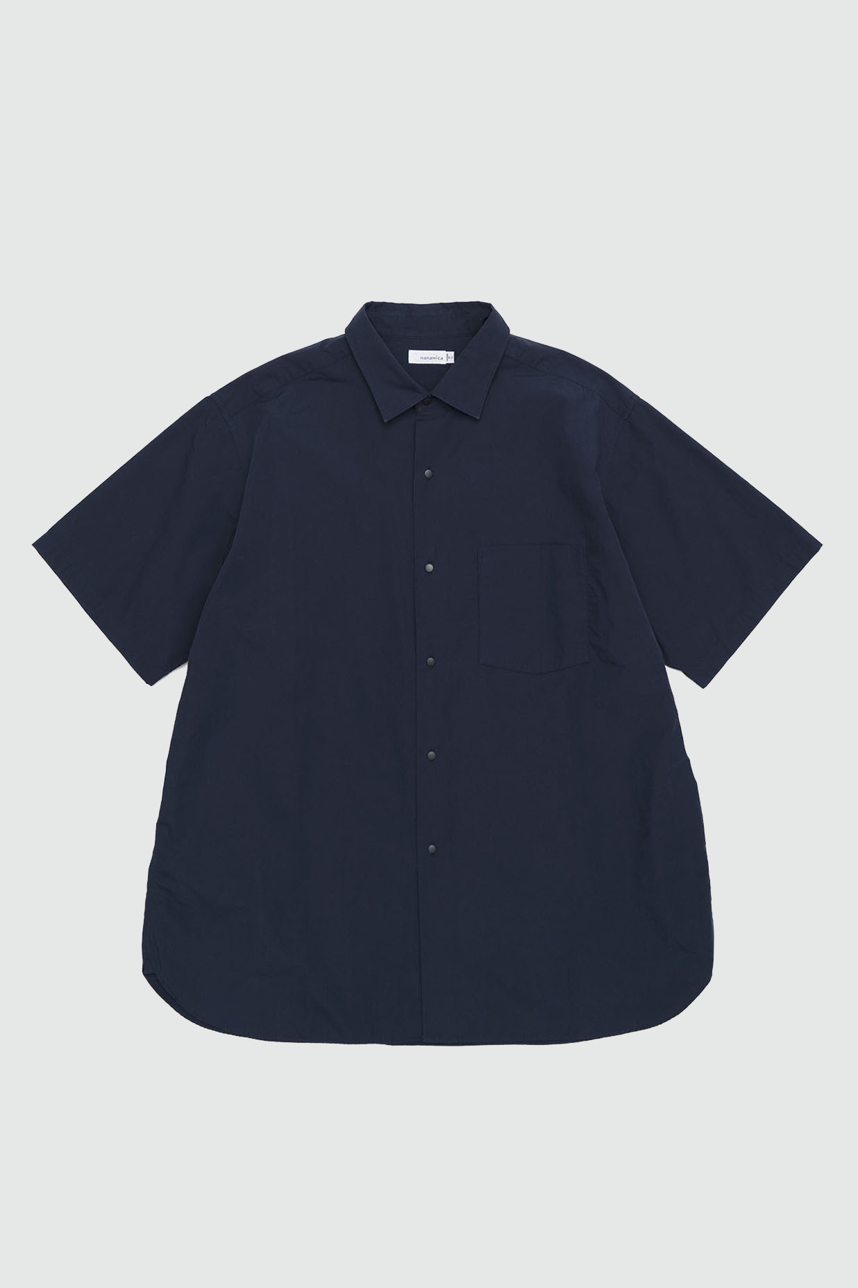 NANAMICA REGULAR COLLAR WIND S/S SHIRT (4色)