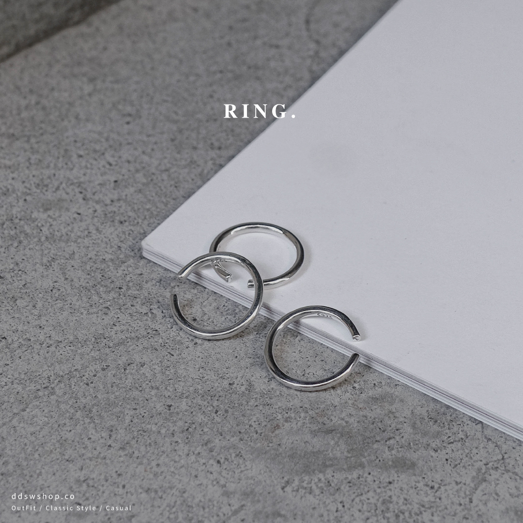 D.ecorate 光面簡約戒指