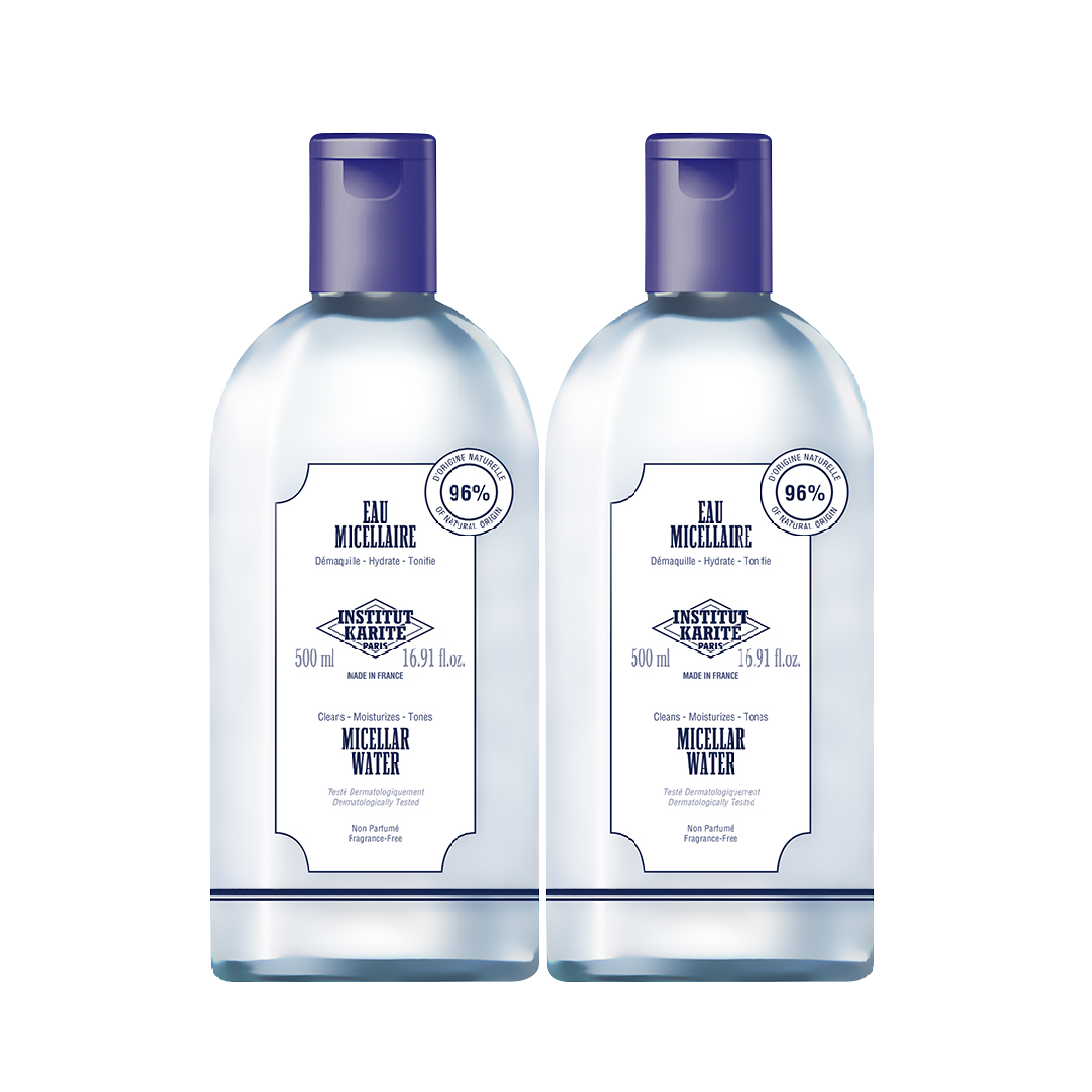 【GISH Beauty】Institut Karite Paris 巴黎乳油木  舒敏保濕高效潔膚液2入