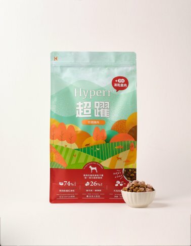 【Hyperr超躍】鮮肉糧佐凍乾－雞肉+鹿肉