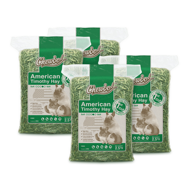 [激荀!] Chewbo 美國提摩西草一割 - 2.5kg x4包